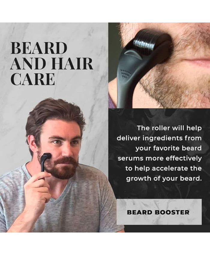 Micro Needle Derma Roller For Face And Body - 3 Pack Beard Care Tools