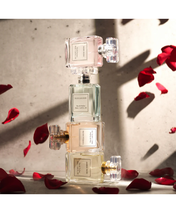 Perfume Set for Women - 4pc Floral Parfum Sampler Gifts - Made in USA