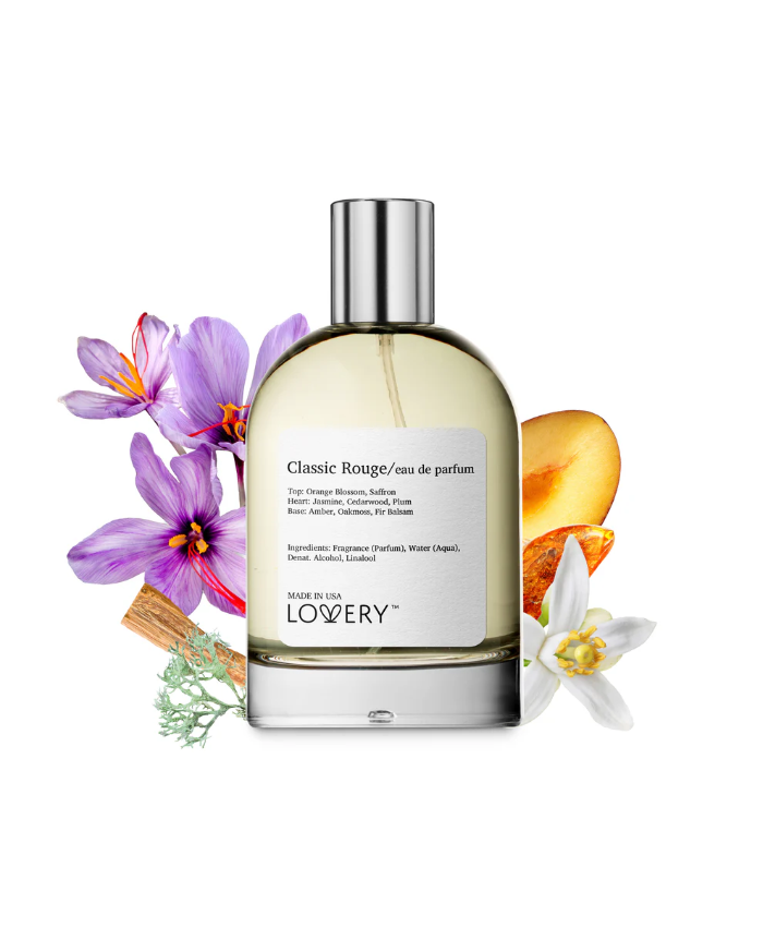 Classic Rouge Eau De Parfum Inspired By Baccarat Rouge 540 Perfume, 3.38 Fl Oz Spray - Made In USA