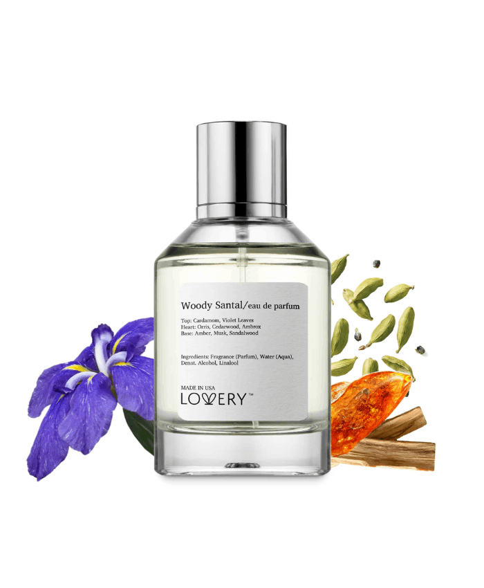 Woody Santal Eau De Parfum Inspired By Le Labo Santal 33 Perfume, 3.38 Fl Oz Spray - Made In USA