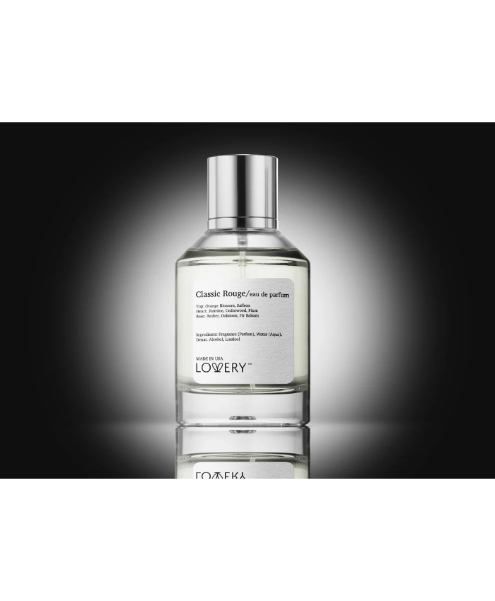 Classic Rouge Eau De Parfum Inspired By Baccarat Rouge 540 Perfume, 3.38 Fl Oz Spray - Made In USA