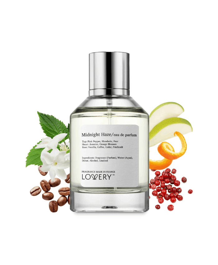 Midnight Haze Eau De Parfum Inspired By YSL Black Opium Perfume, 3.38 Fl Oz Spray - Made In France