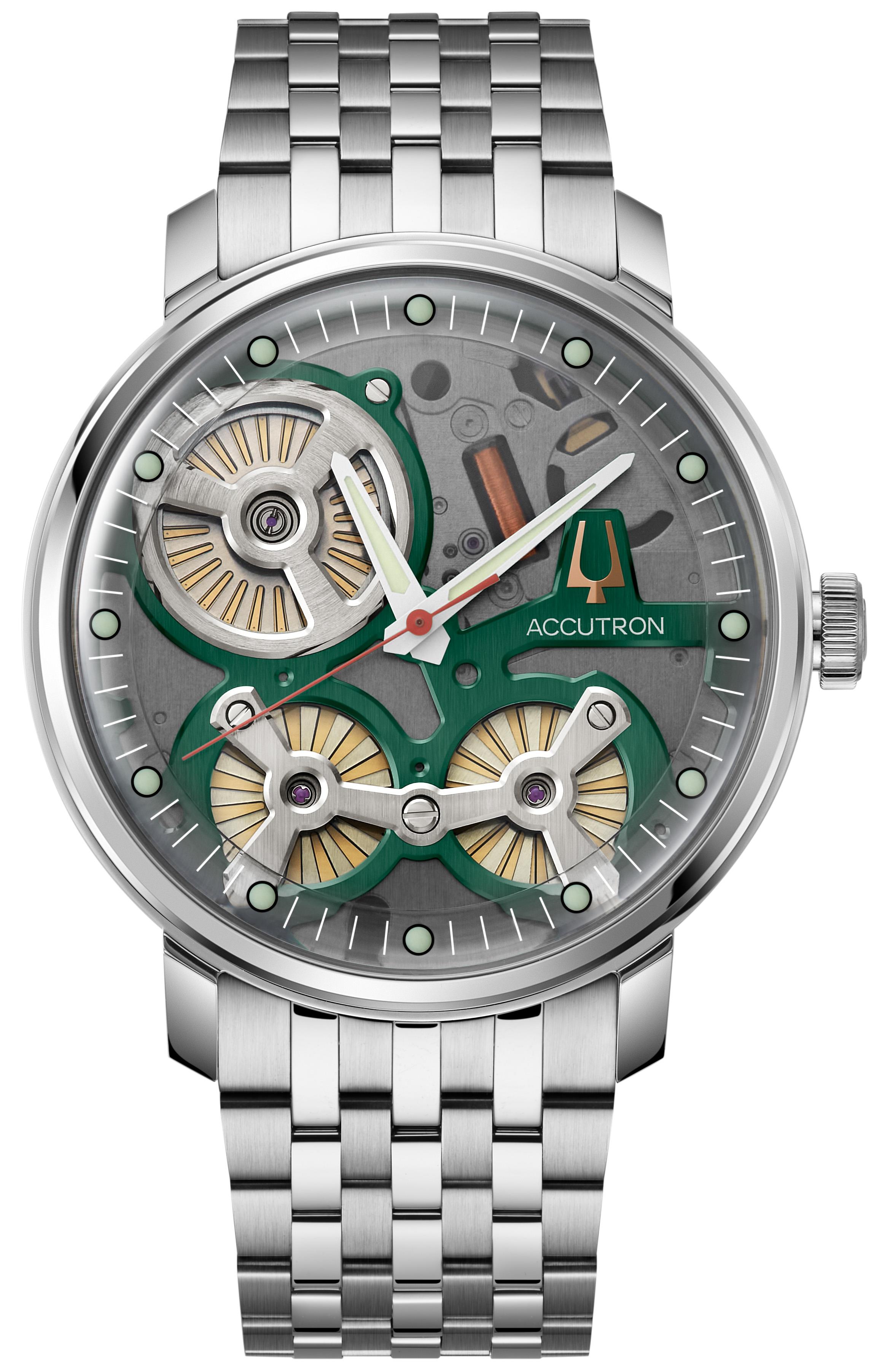 Spaceview Collection - Stainless Steel Case And Bracelet, With Smoke Grey Dial