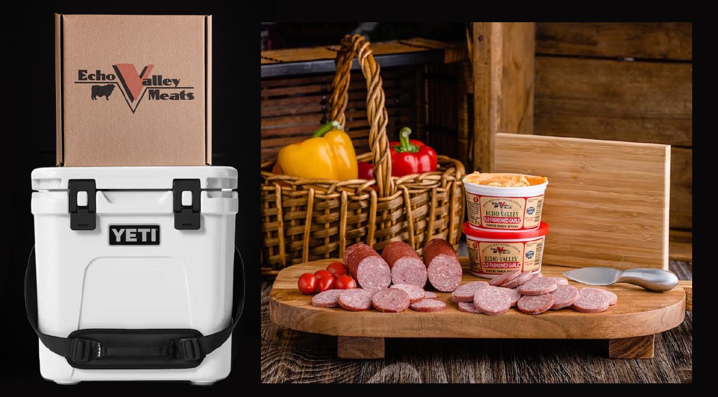 Sausage & Cheese W/Yeti Roadie 24 2.0 - White