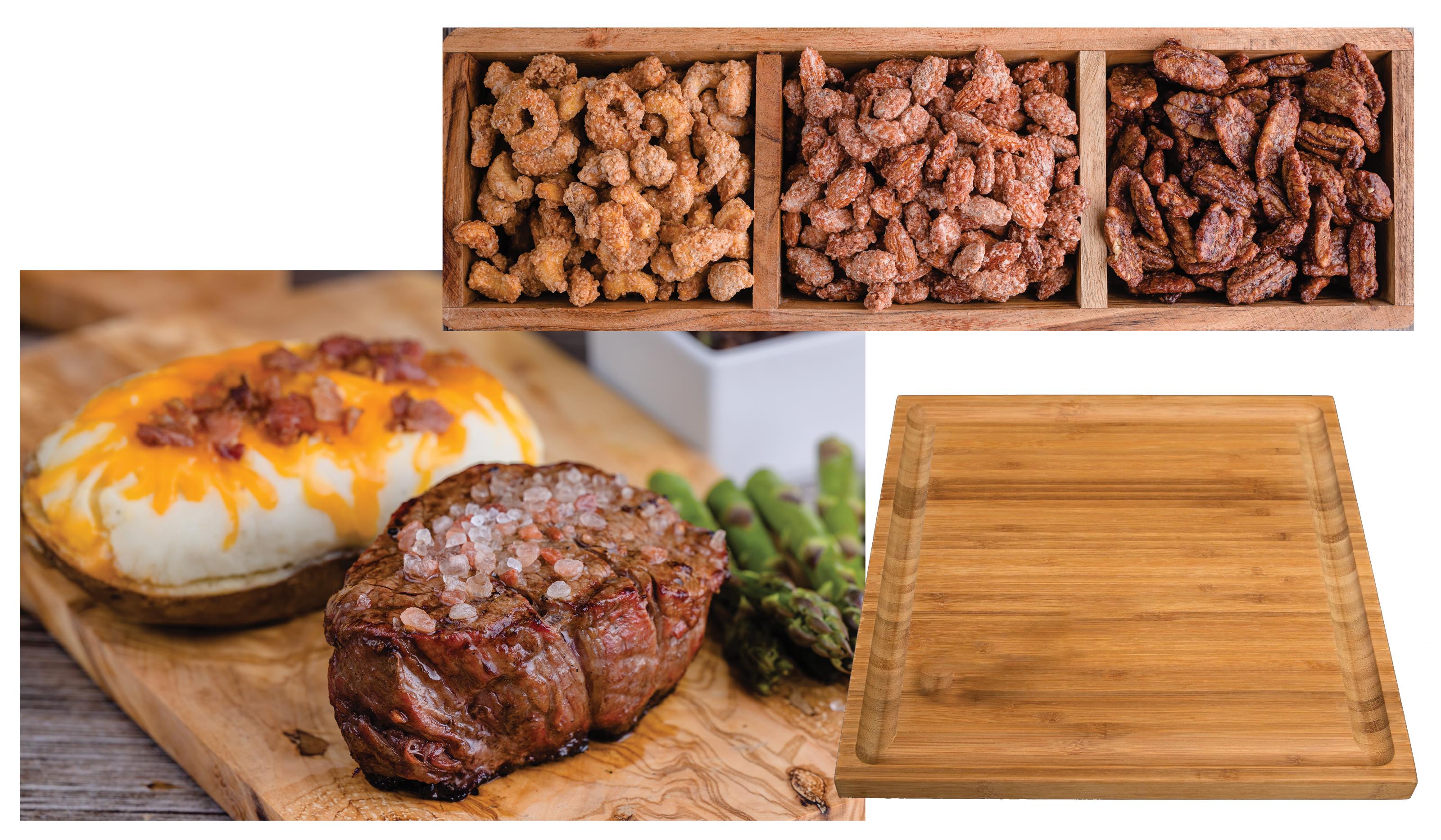 Beef Filet & Twice Baked Potato W/Nut Trio