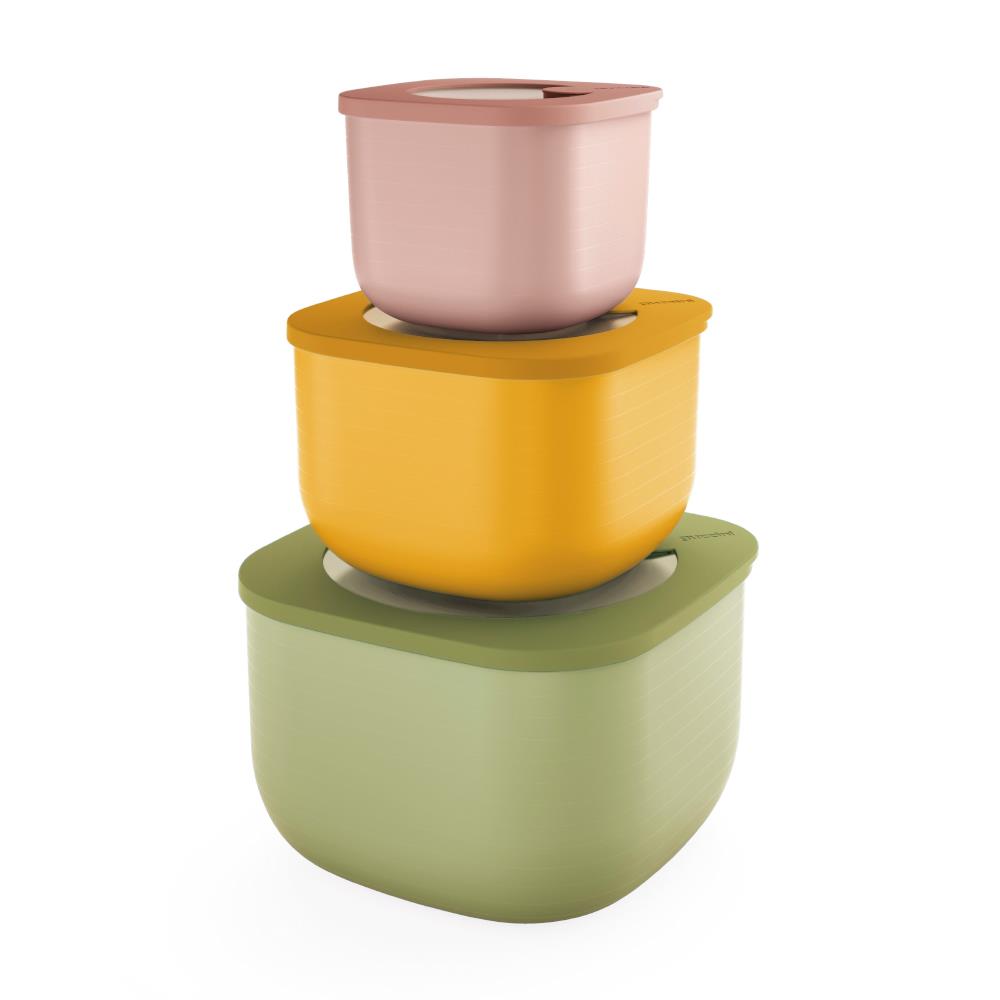 Eco Store & More Set 3 Deep Containers (ISCC+)