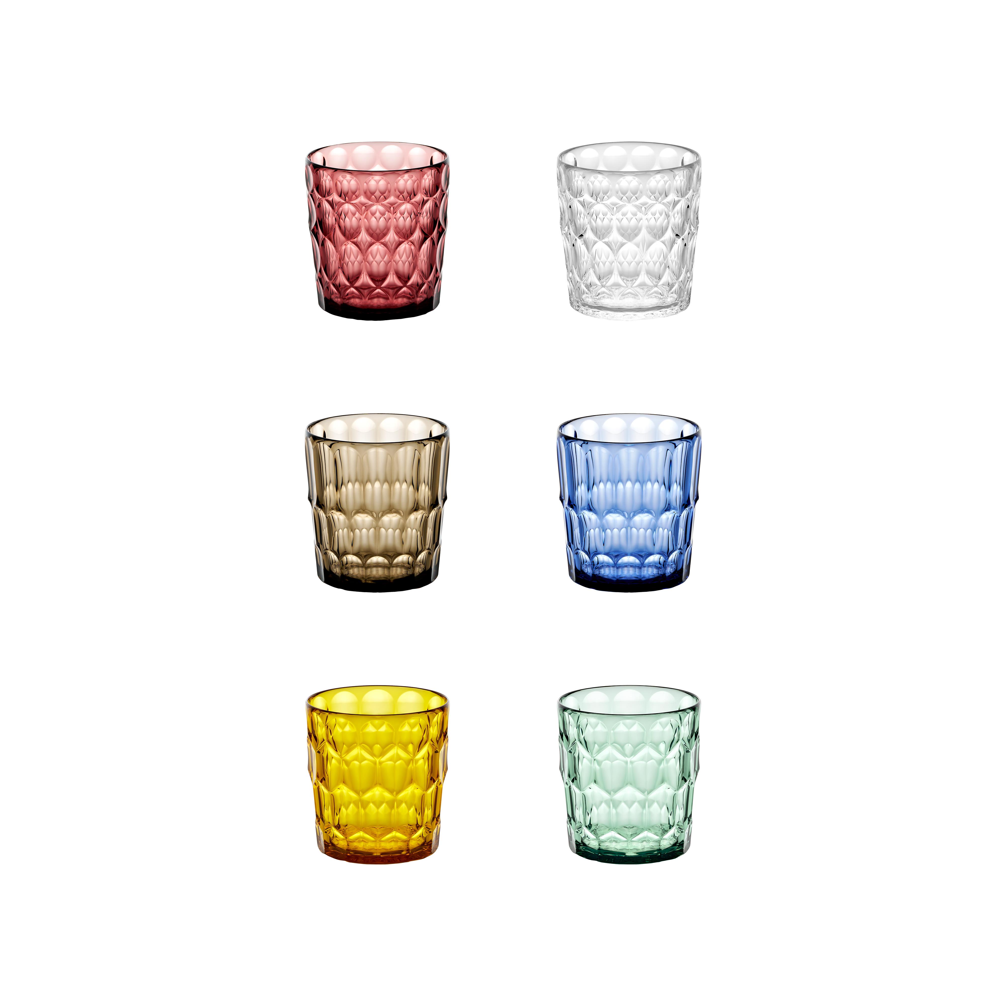 Vanity Set Of 6 Low Tumblers