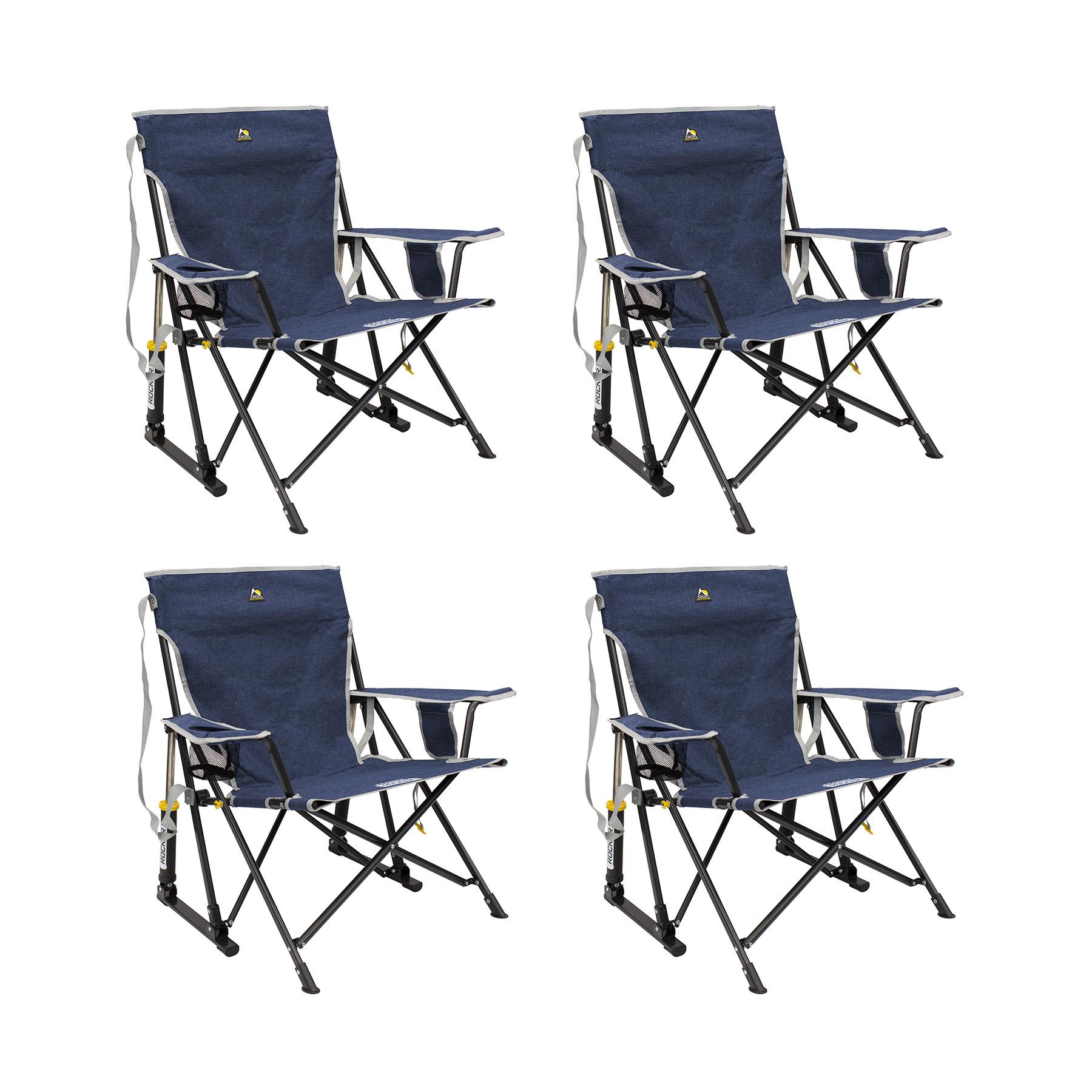 Kickback Rocker - Heathered Indigo (Set Of 4)