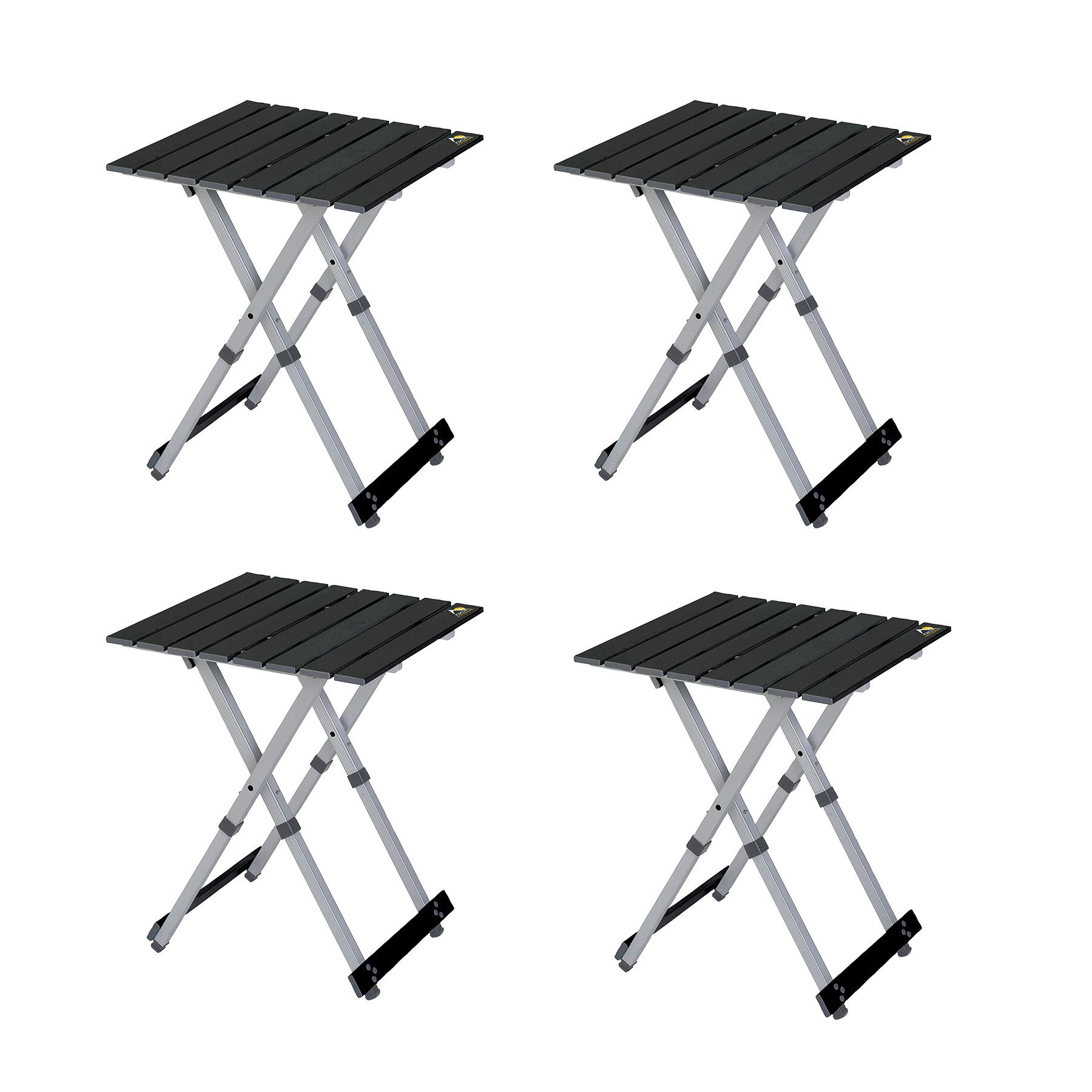 Compact Camp Table 20 - Black Chrome (Set Of 4)