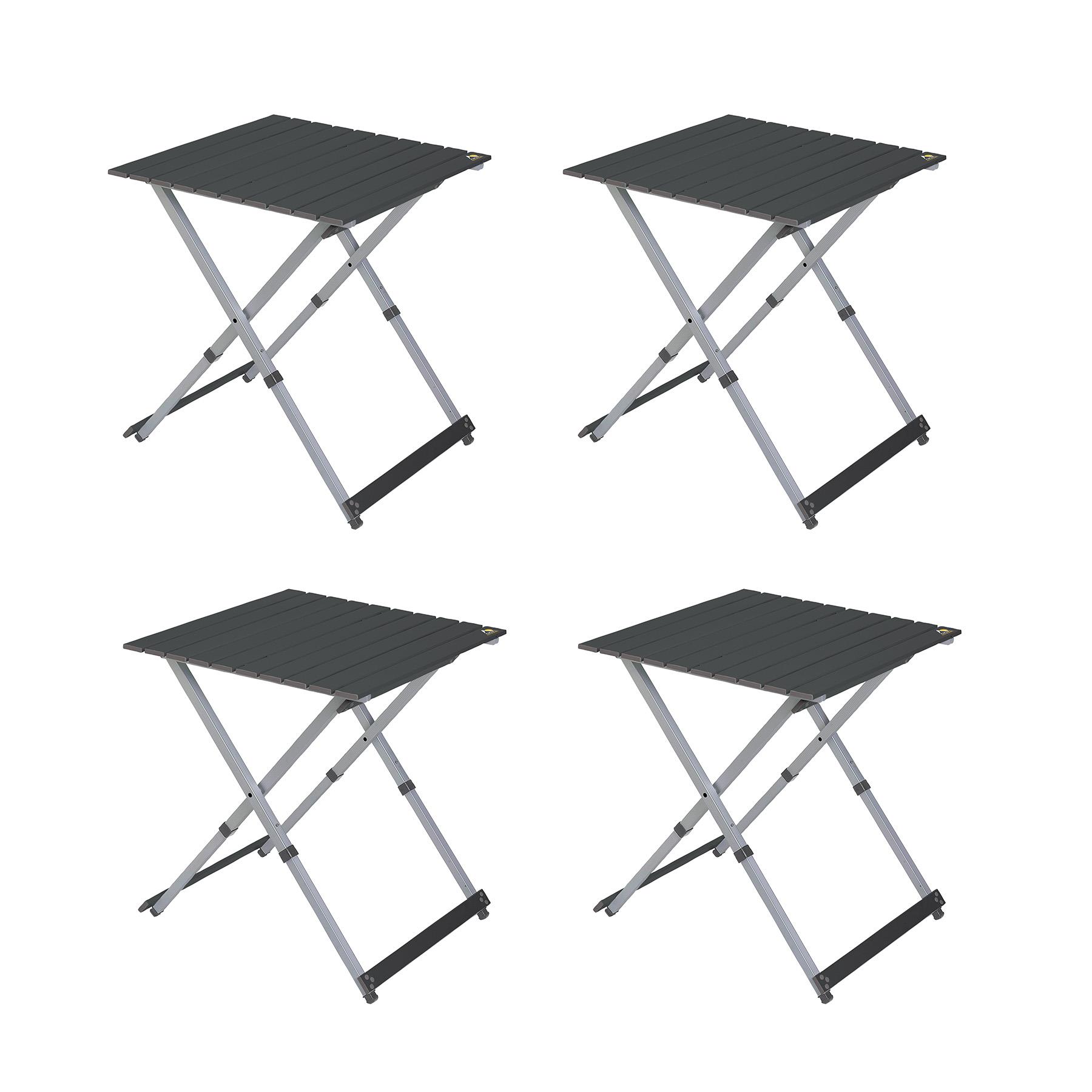 Compact Camp Table 25 - Black Chrome (Set Of 4)