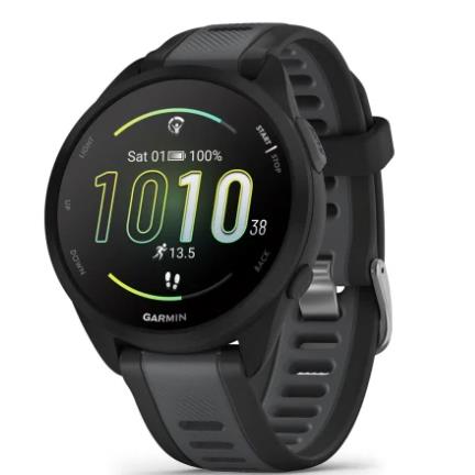 Forerunner 165 Music - GPS Running Smartwatch - Black/Slate Gray