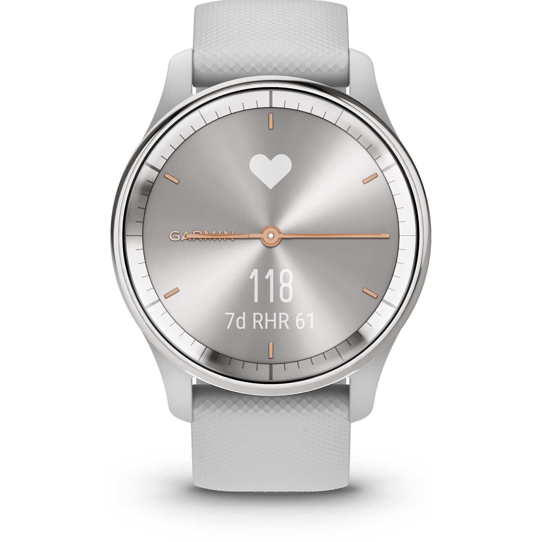 Vivomove Trend, SilverStainless Steel Bezel With Gray Case And Silicone Band