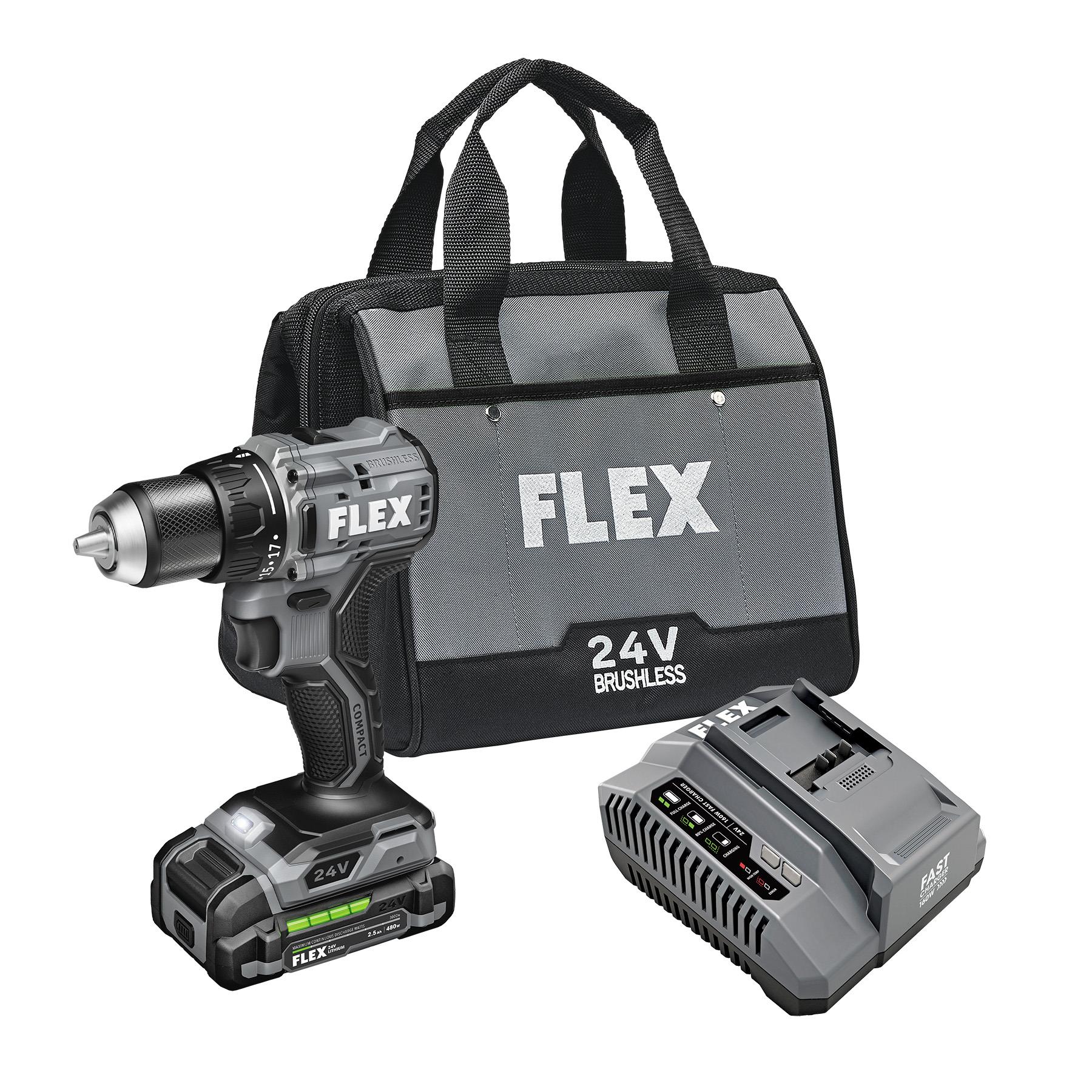 Flex 24v Compact Drill/Driver Kit