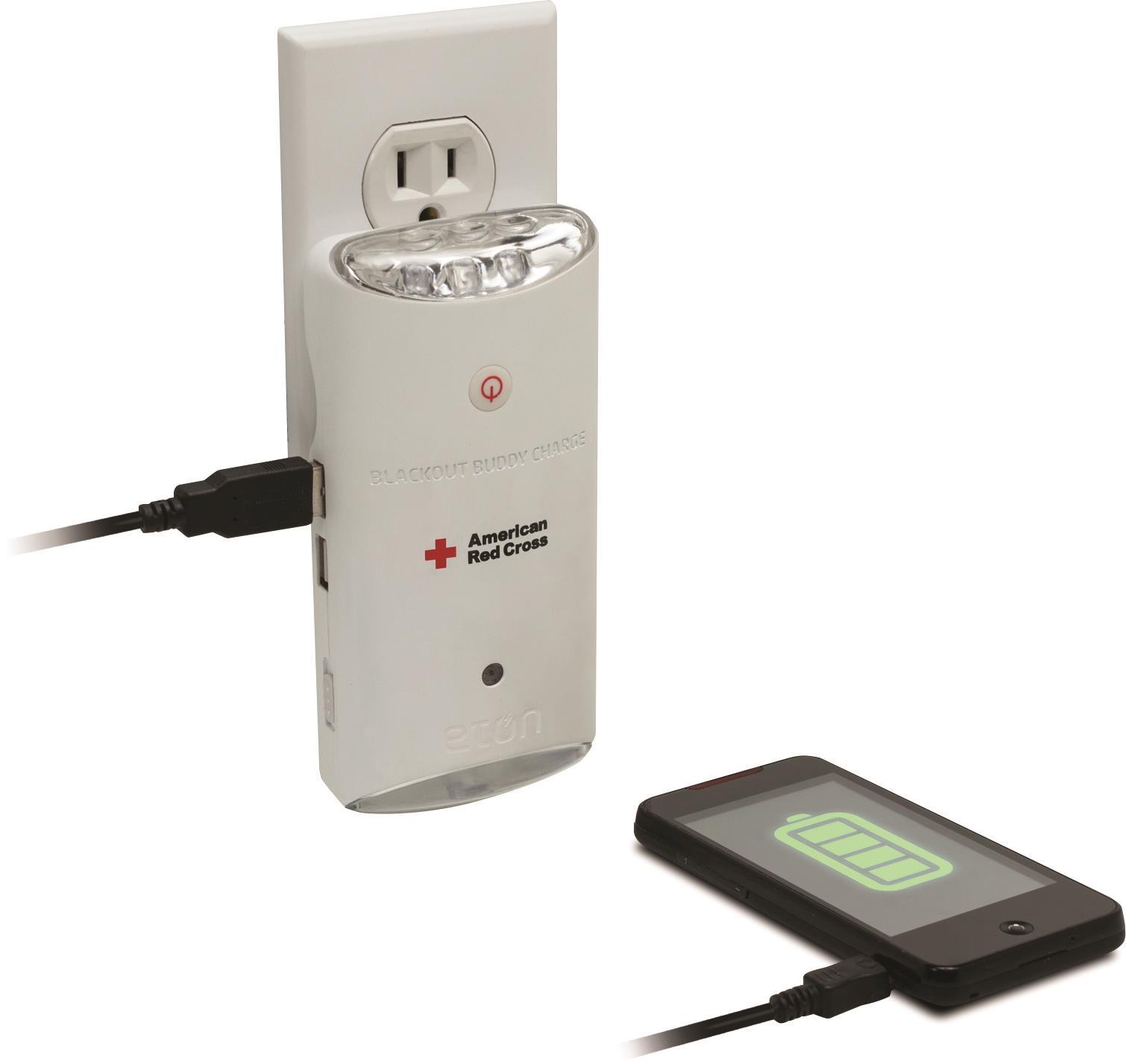 Emergency LED Flashlight, Blackout Alert, Nightlight