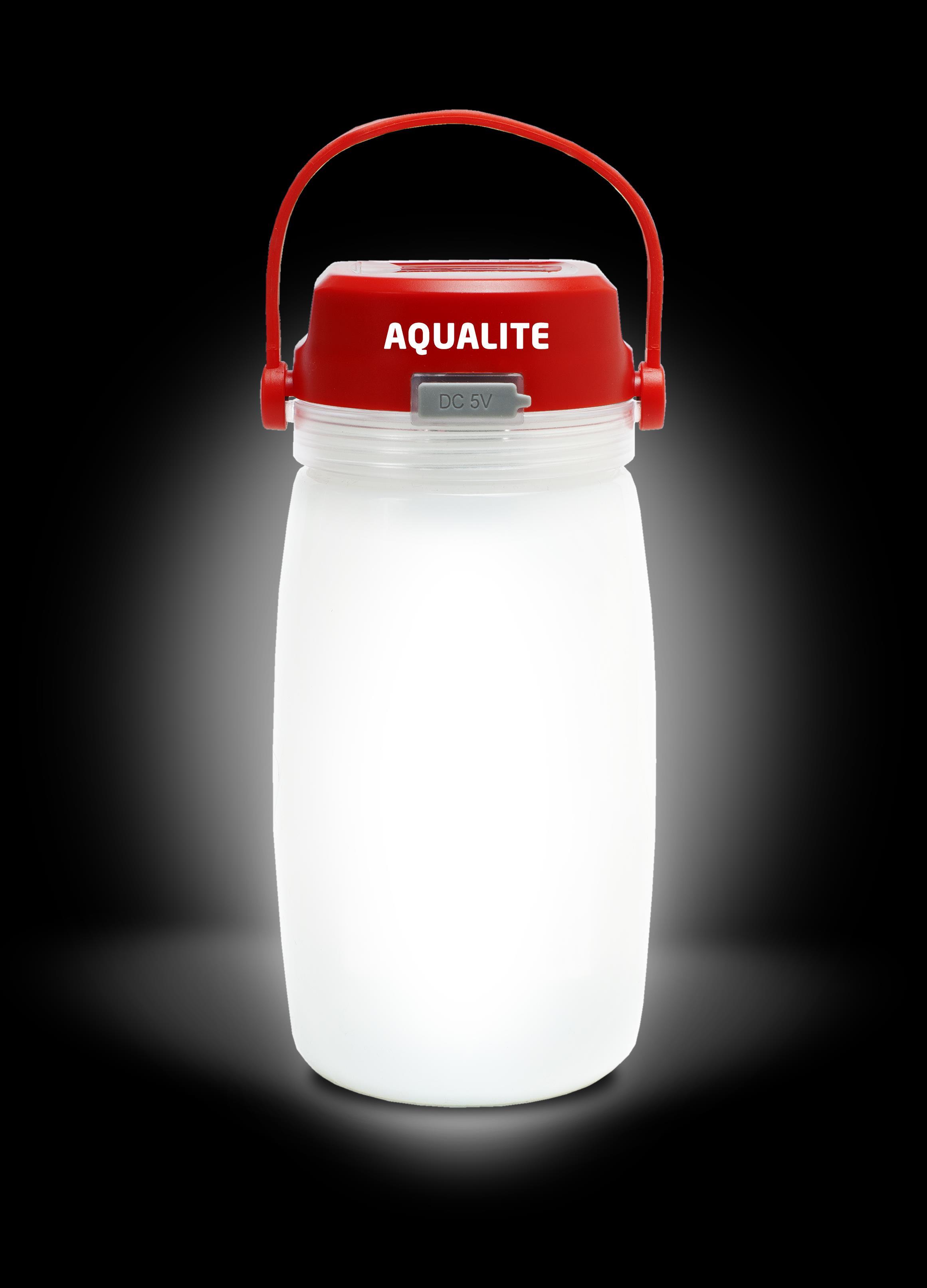 Solar Powered Lantern & Water Bottle With Emergency Essentials