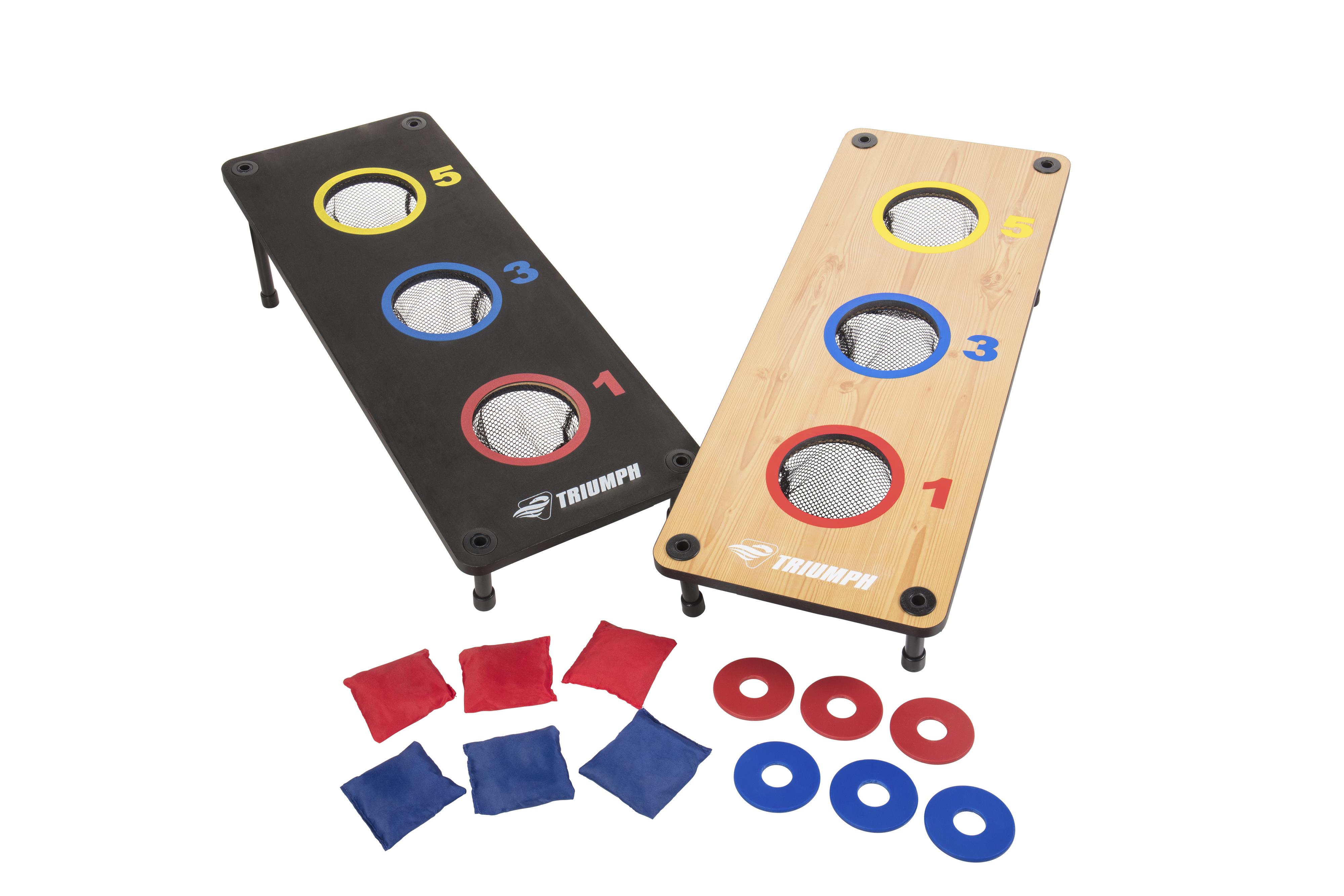 Triumph Sports - 2-in-1 Tournament Bag Toss And Washer Toss