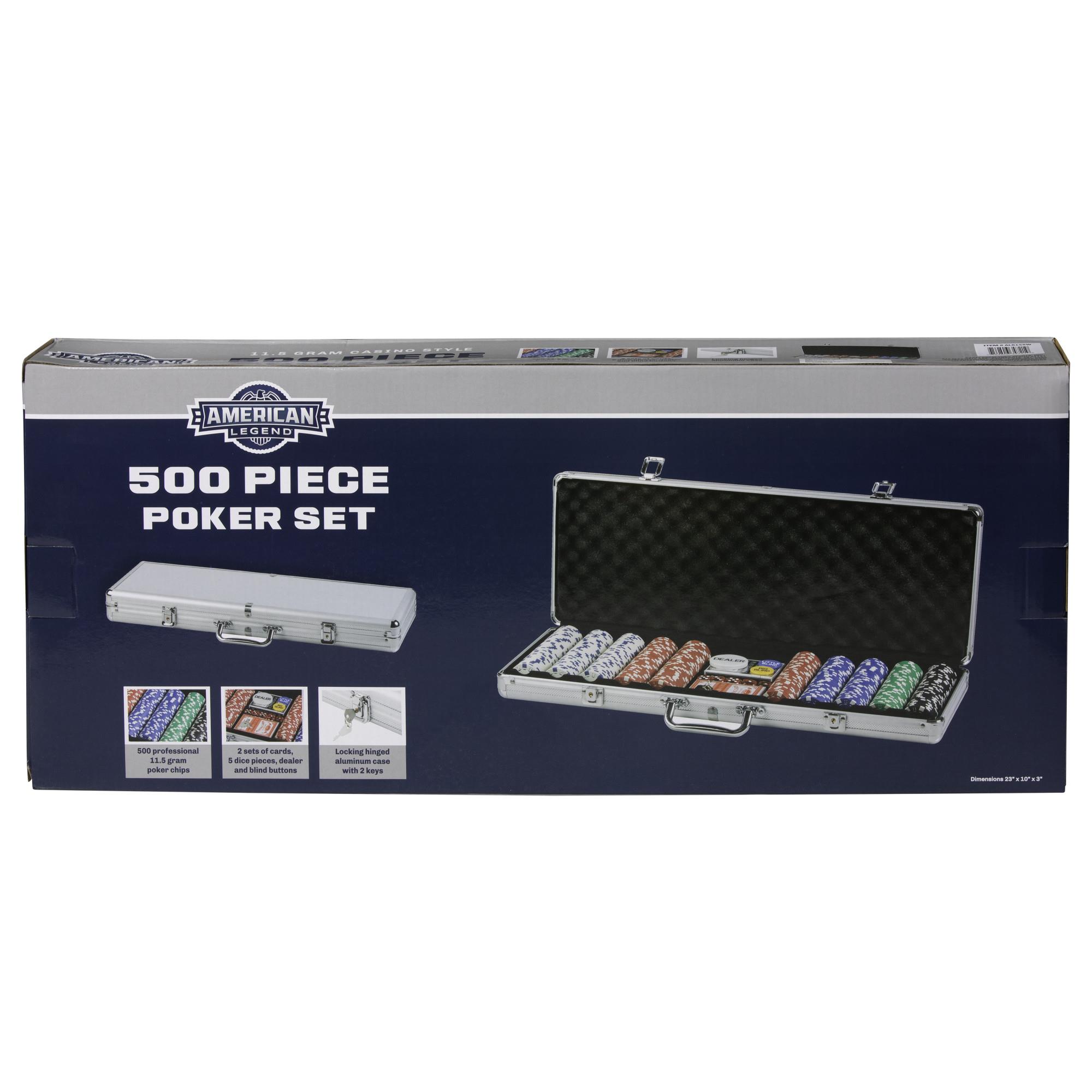 American Legend - 500-Piece Poker Chip Set