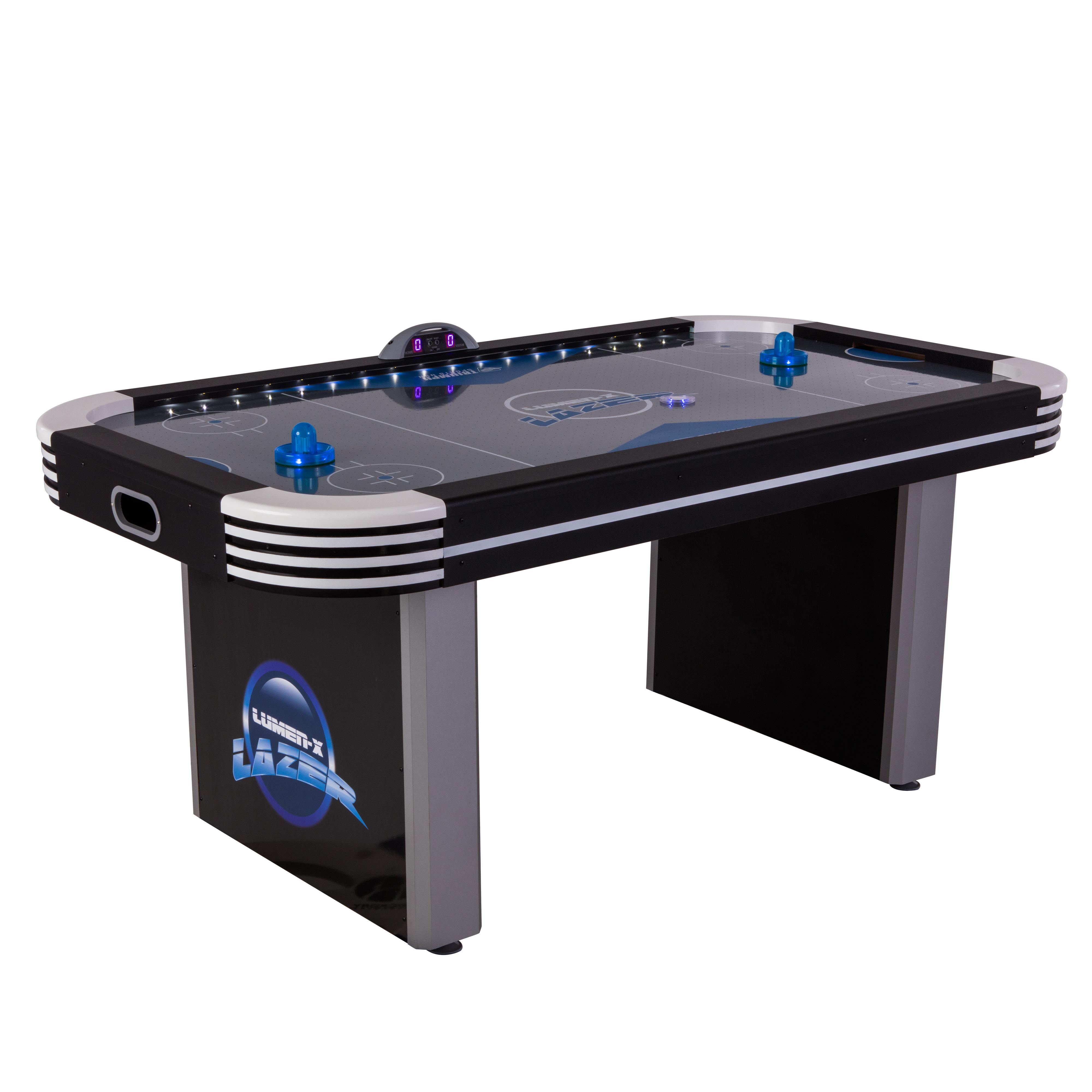 Triumph Sports - Lumen-X Lazer 6-Foot Air Hockey Table