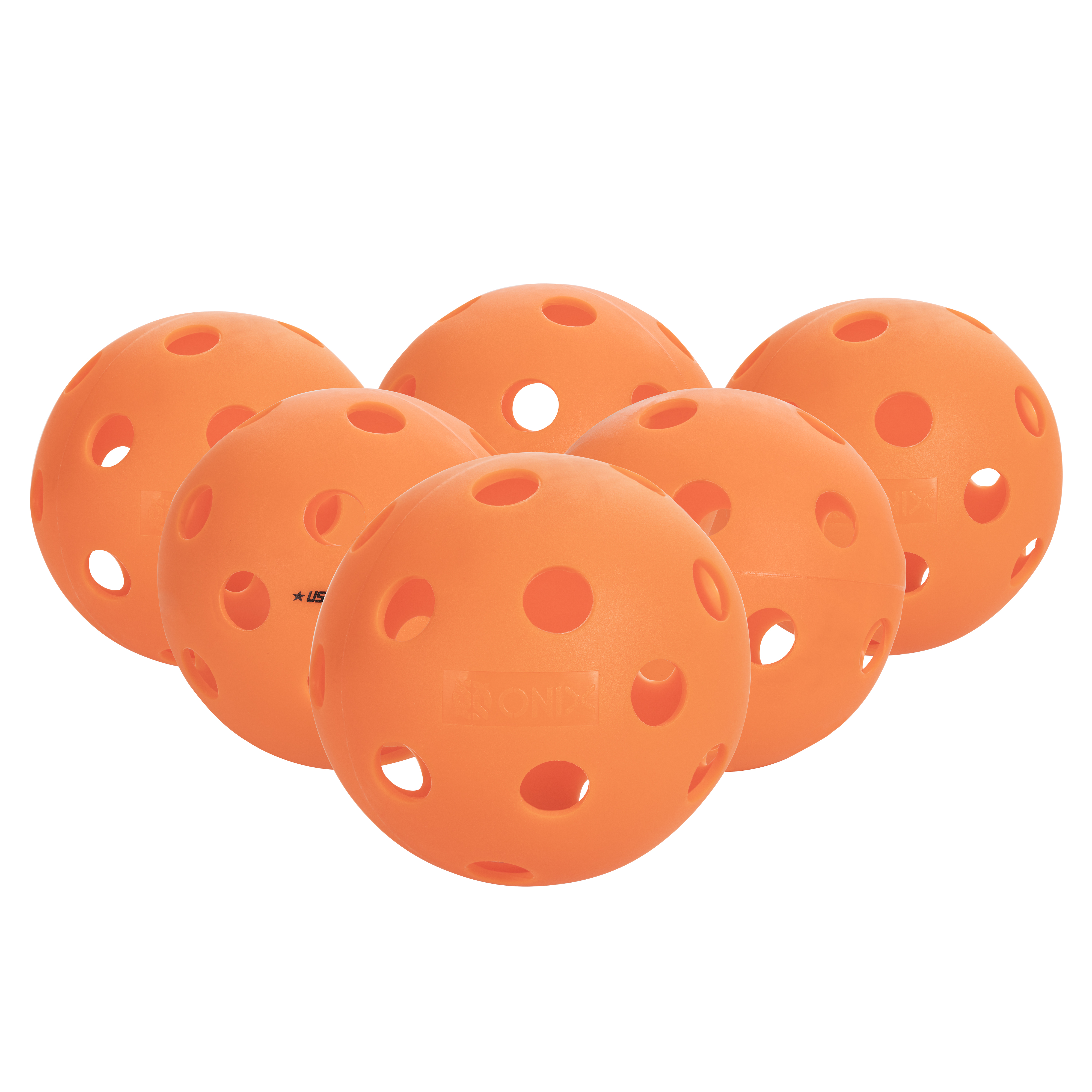 ONIX - Fuse Pickleball Balls 6-Pack - Orange