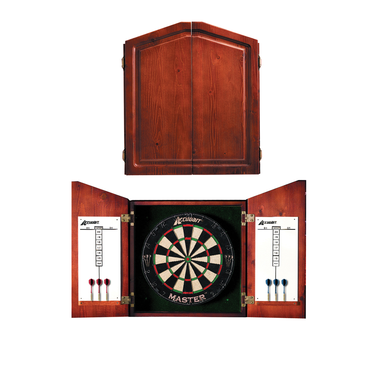 Accudart - Union Jack Dartboard Cabinet Set
