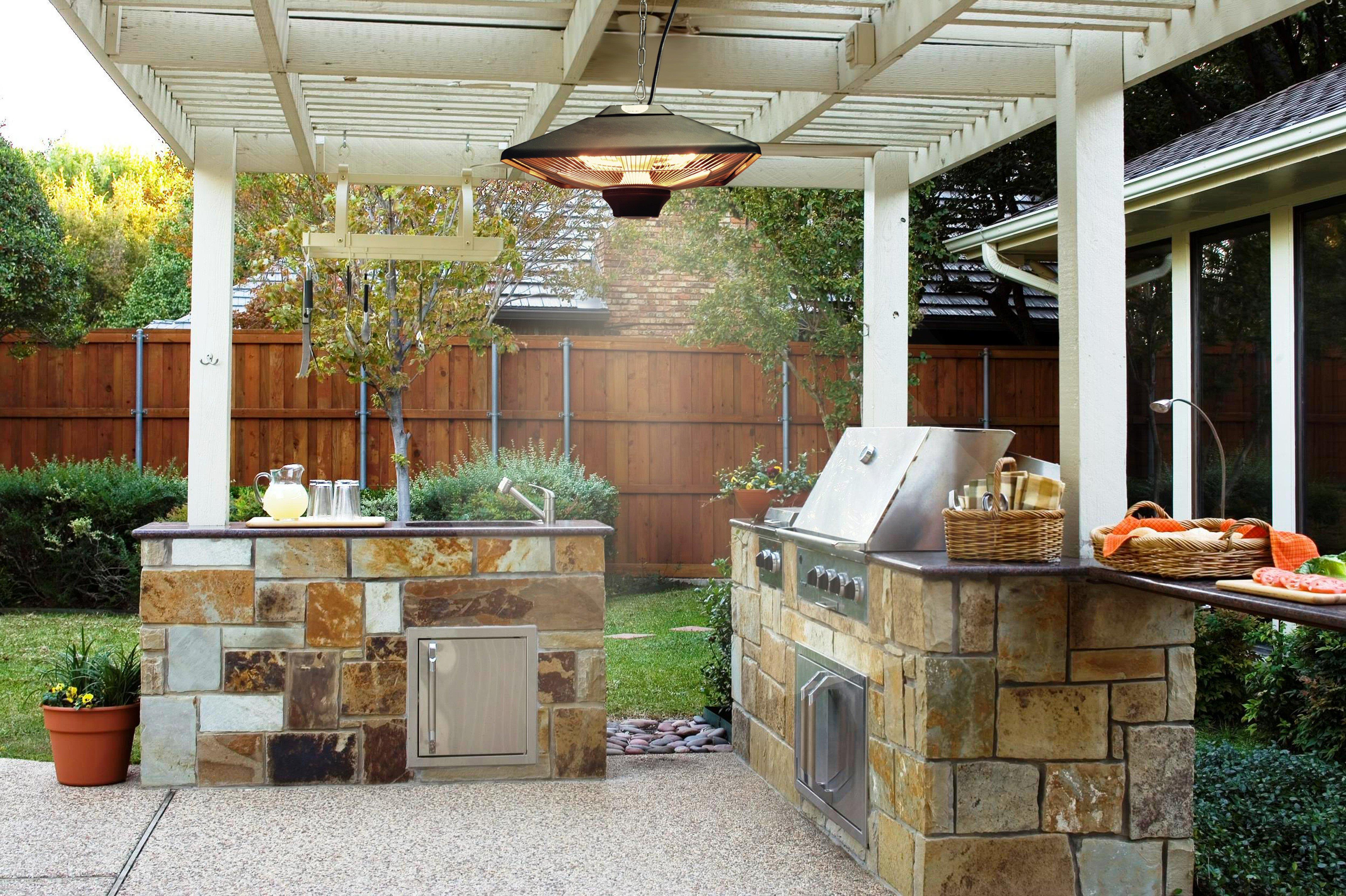 Hanging Infrared Heater-Black