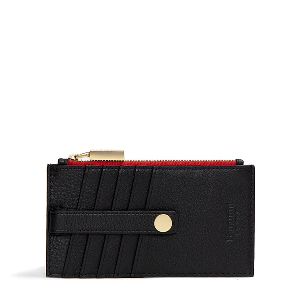 210 West Red Zipper Wallet