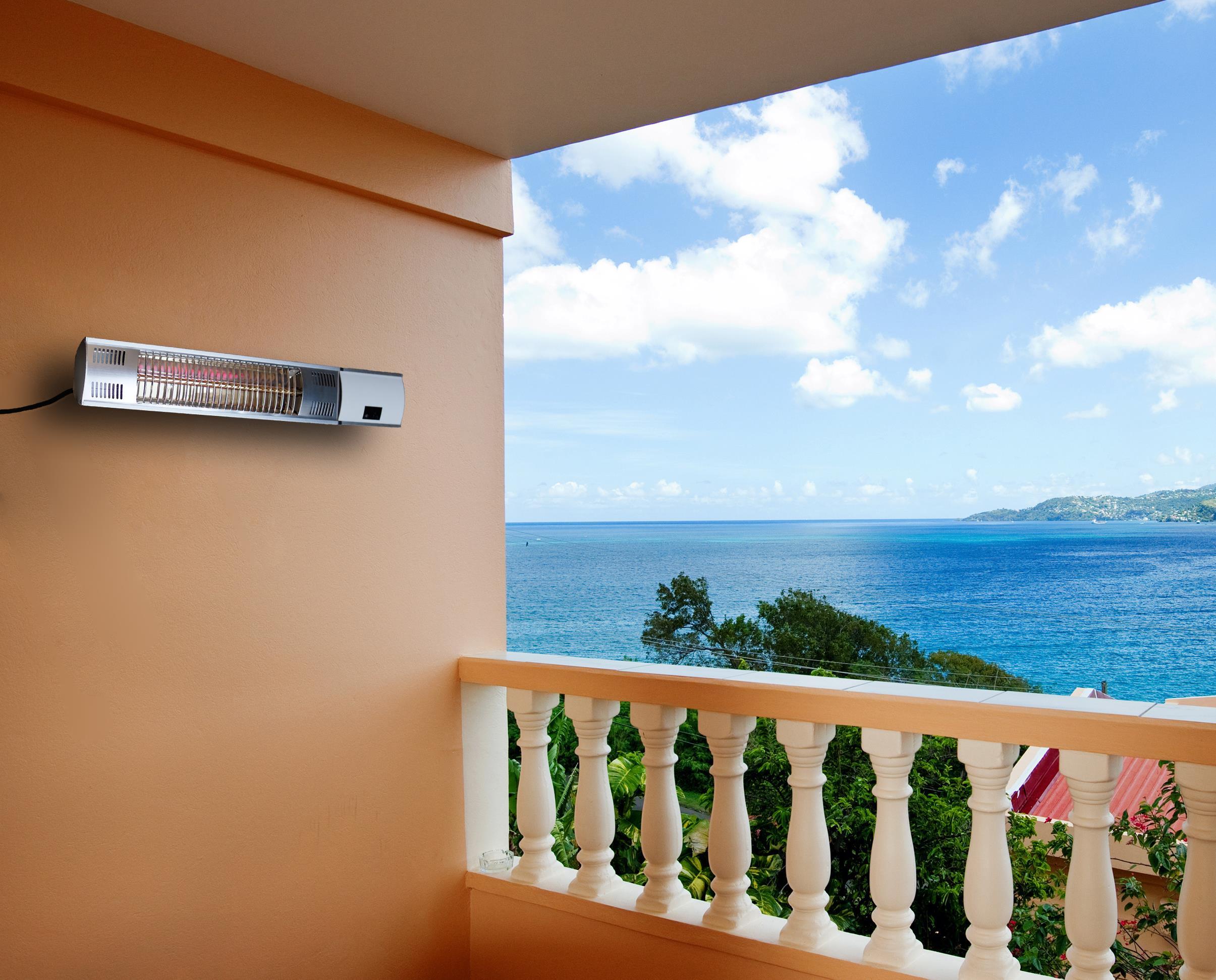 Outdoor Ceiling Or Wall Mounted Electric Patio Heater/Infrared Heater, 1500W