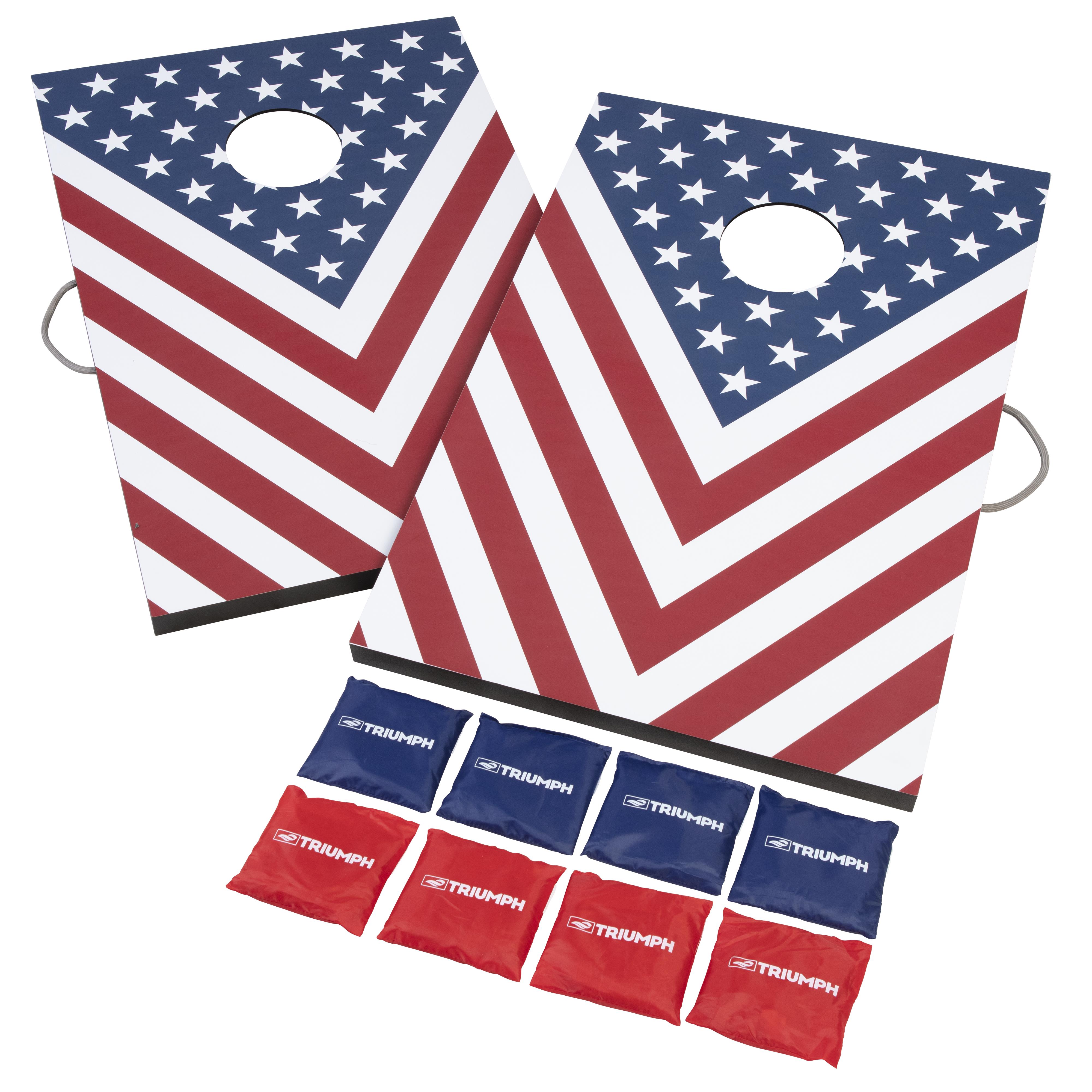 Triumph Sports - LED Patriotic 2 X 3-Foot Cornhole