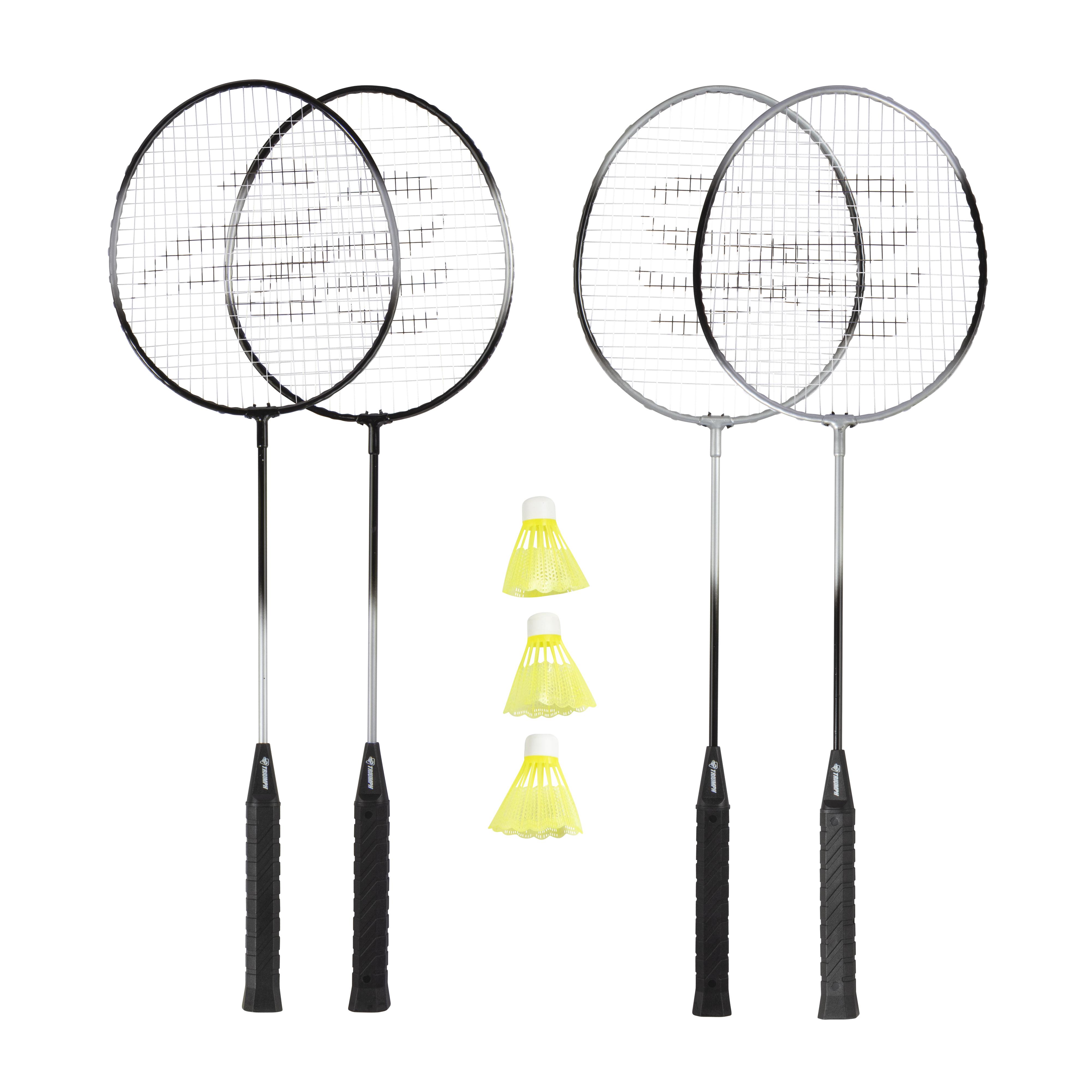 Triumph Sports - 4-Player Badminton Racket Set
