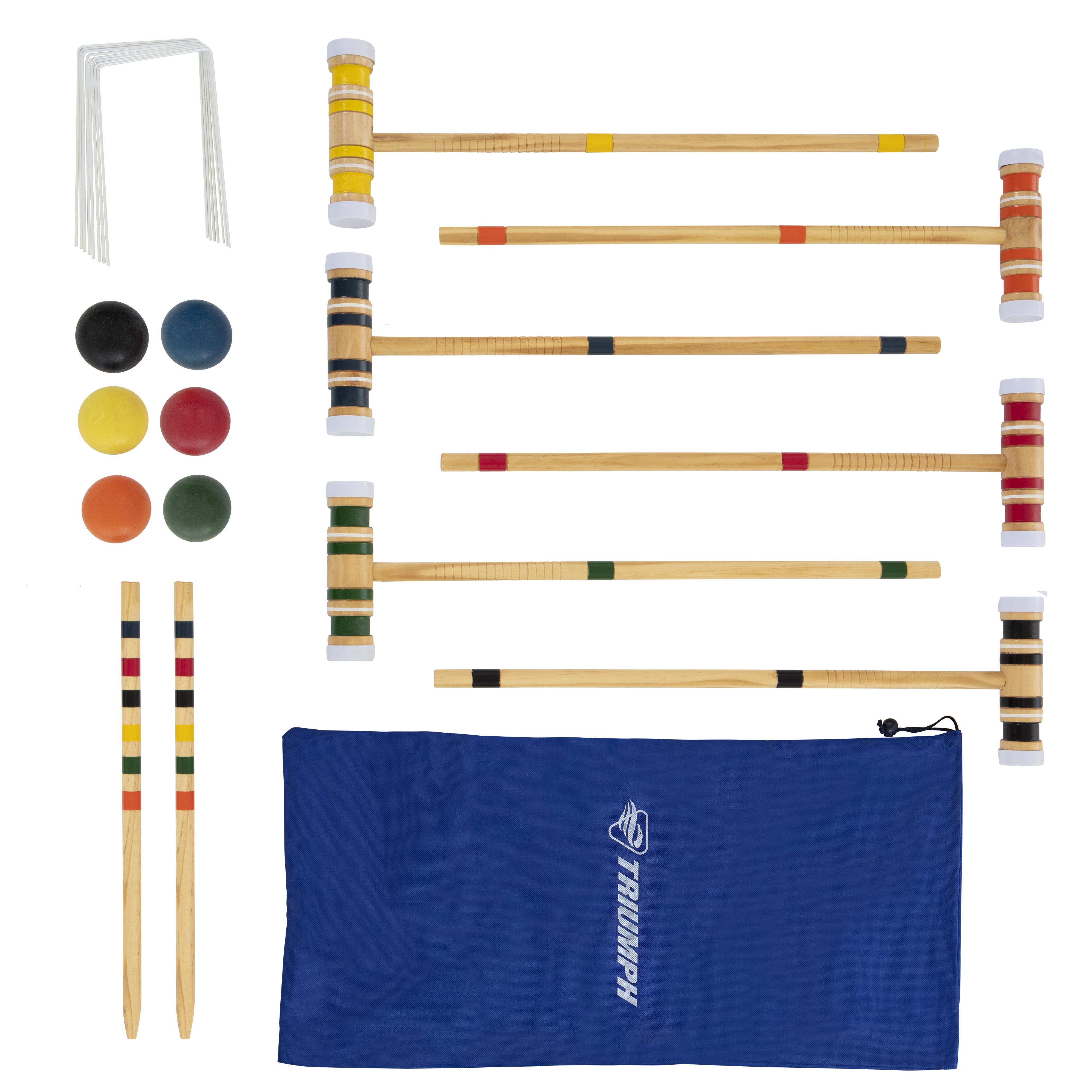 Triumph Sports - 6 Player Croquet Set