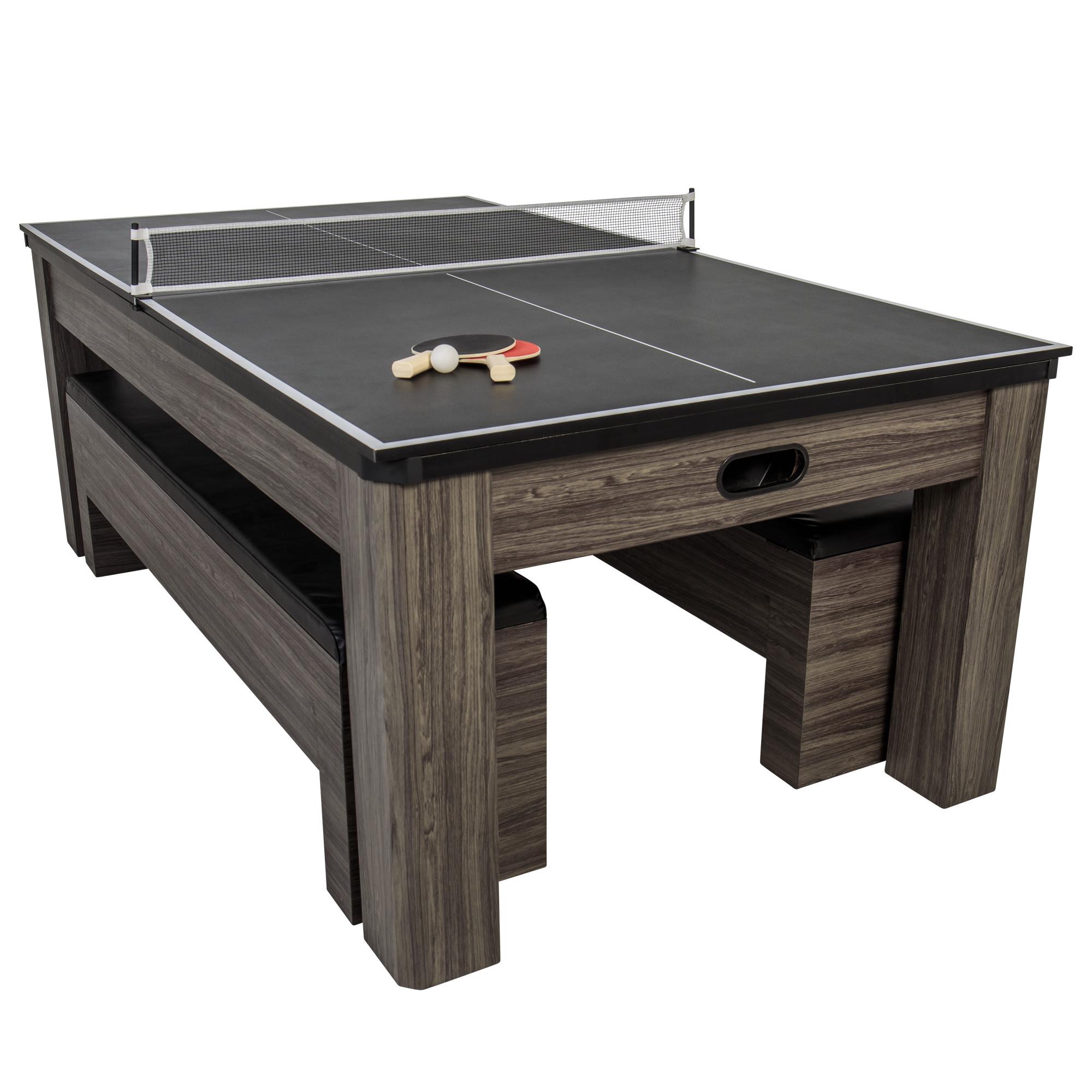 Atomic - Northport 3-in-1 Dining Table W/Air-Powered Hockey & Table Tennis