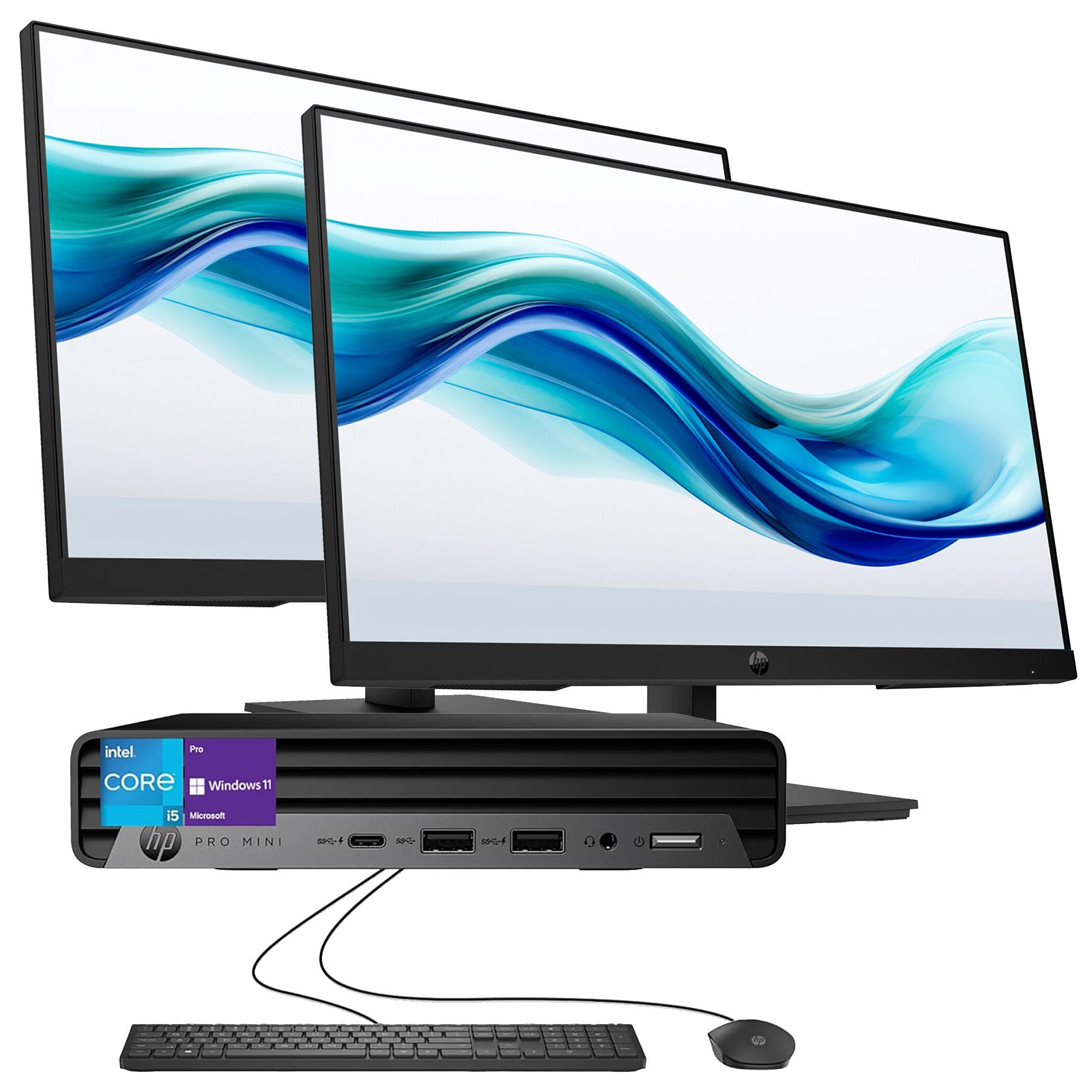 Intel Business Desktop PC, (2) 24