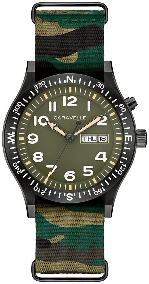 Men's Vintage Casual Stainless Steel Strap Watch, Green Dial