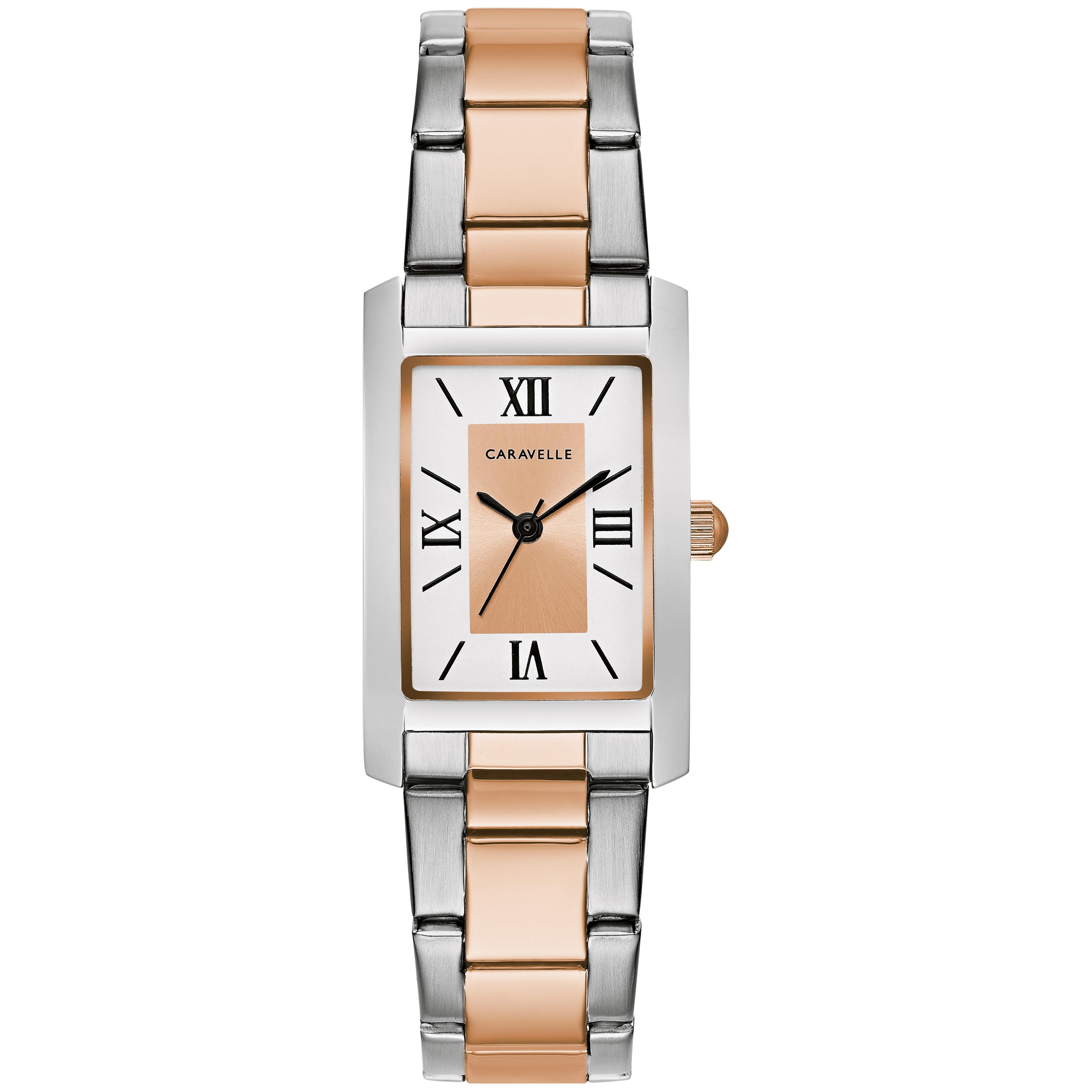 Ladies Two-tone Rose Gold Classic Bracelet