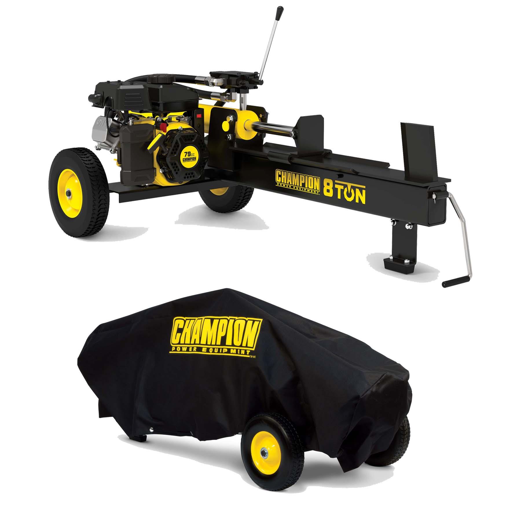 8-Ton Hydraulic Log Splitter & Cover (fits 7-9 Ton Splitters)