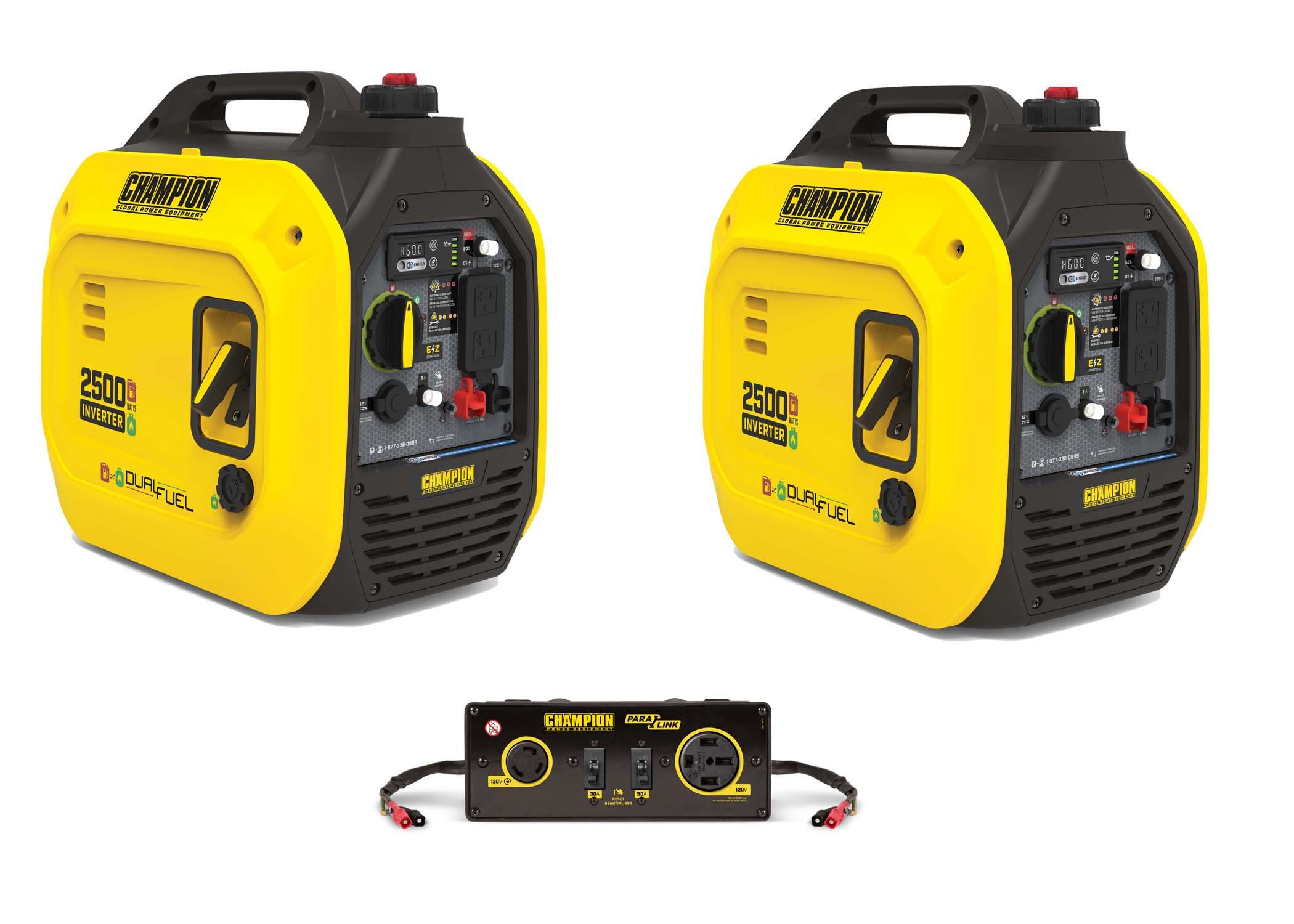 Dual Generator Package - 2500 Watt Dual Fuel Inverter W/ParaLINK