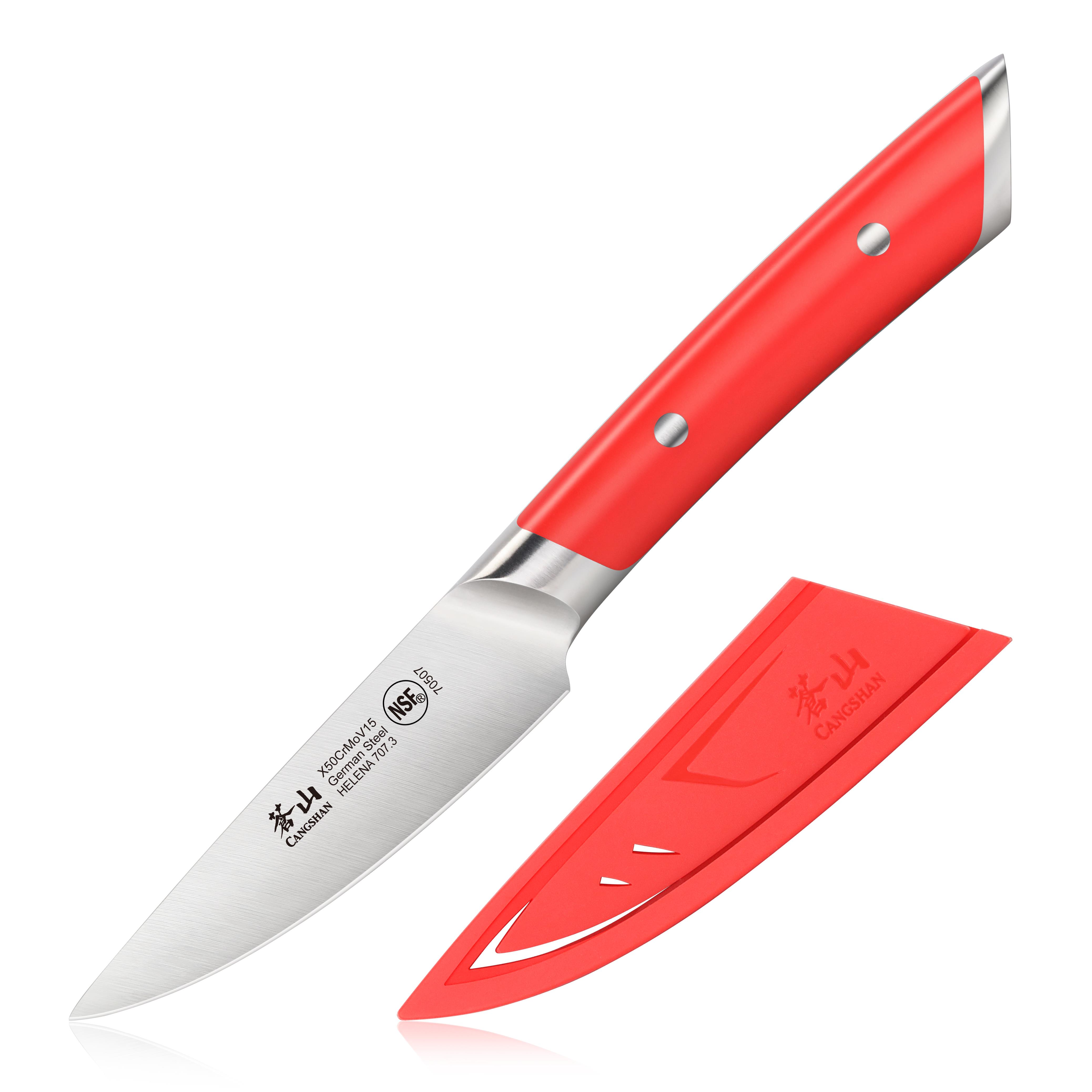 3.5-Inch Helena Paring Knife - Red