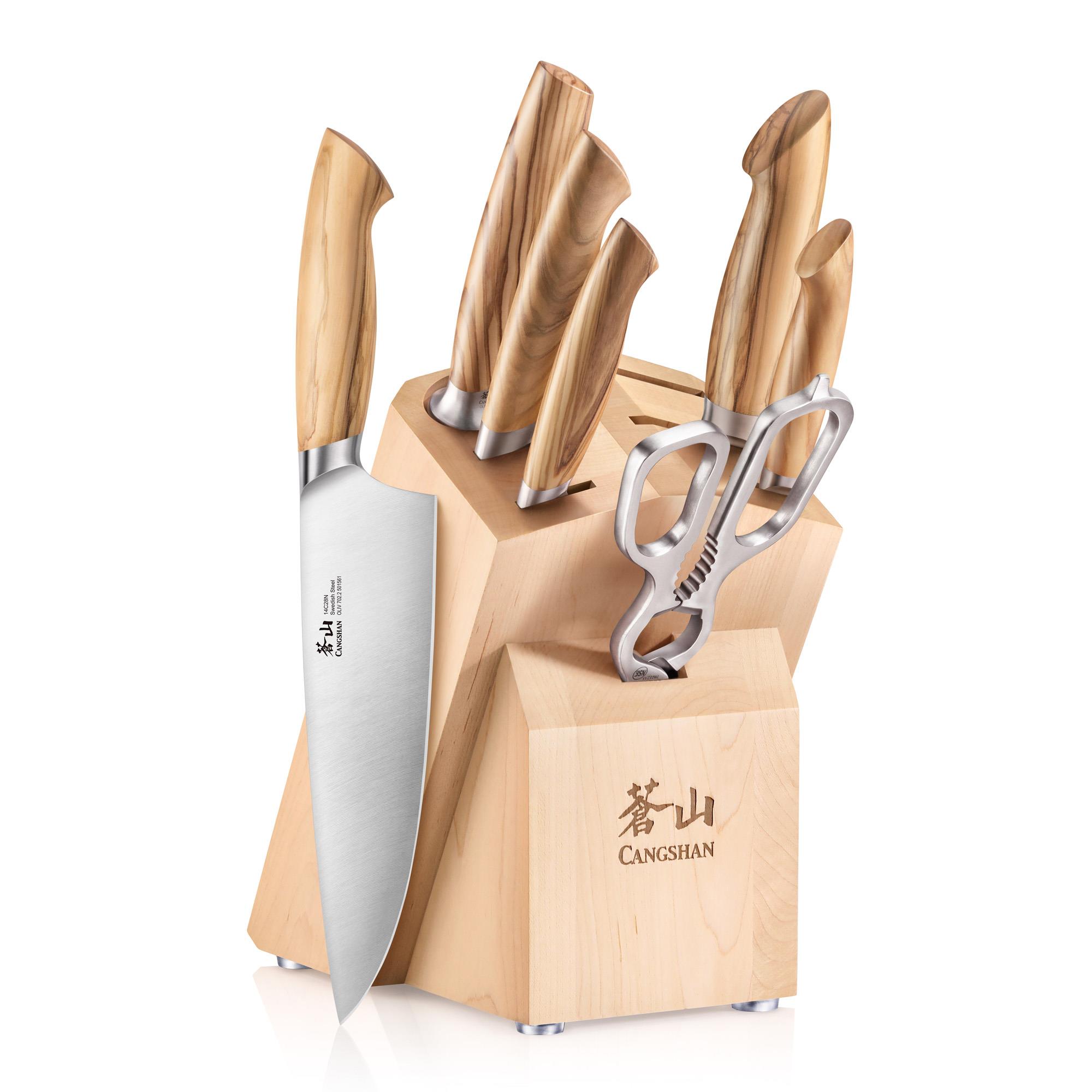 8-Piece OLIV Series Knife Block Set