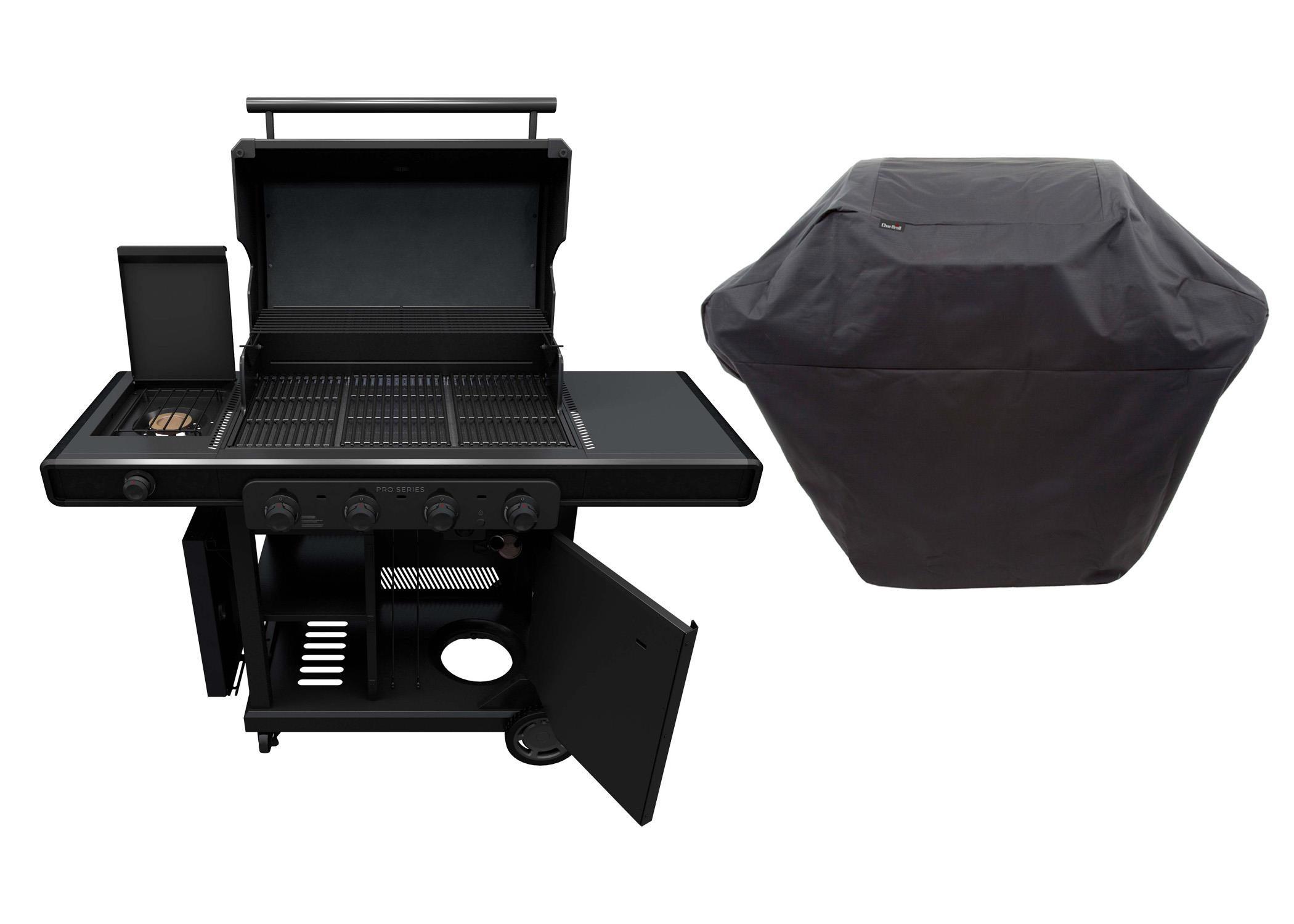 Signature Tru-Infrared 4 Burner Grill And Cover Package