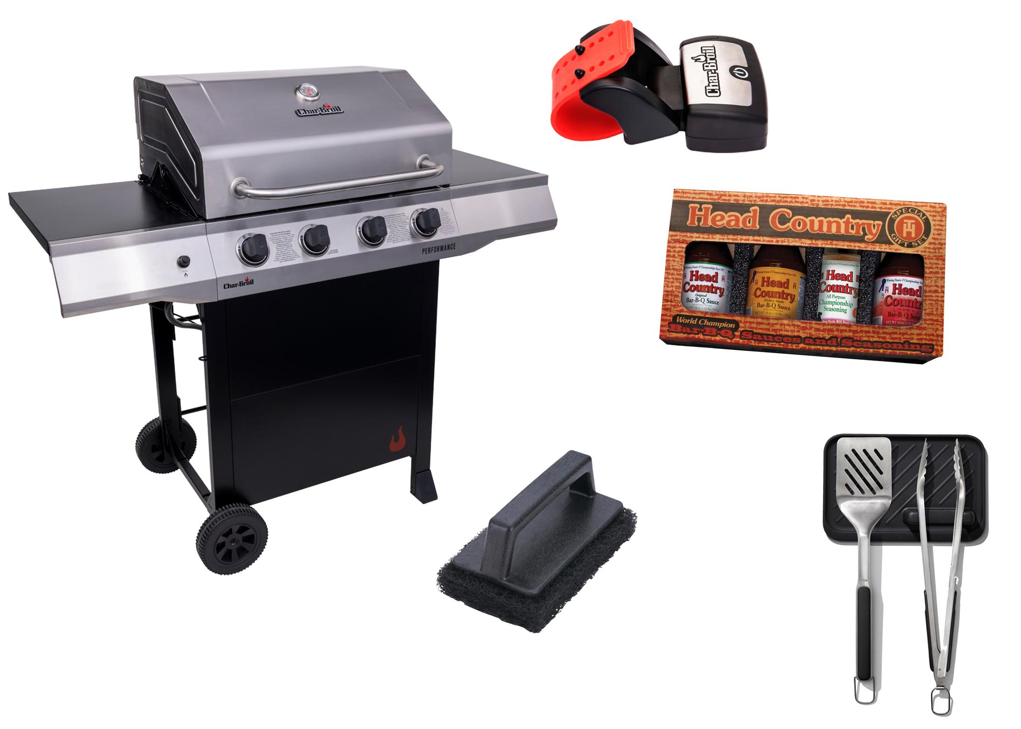 Performance 4-Burner Grill Package