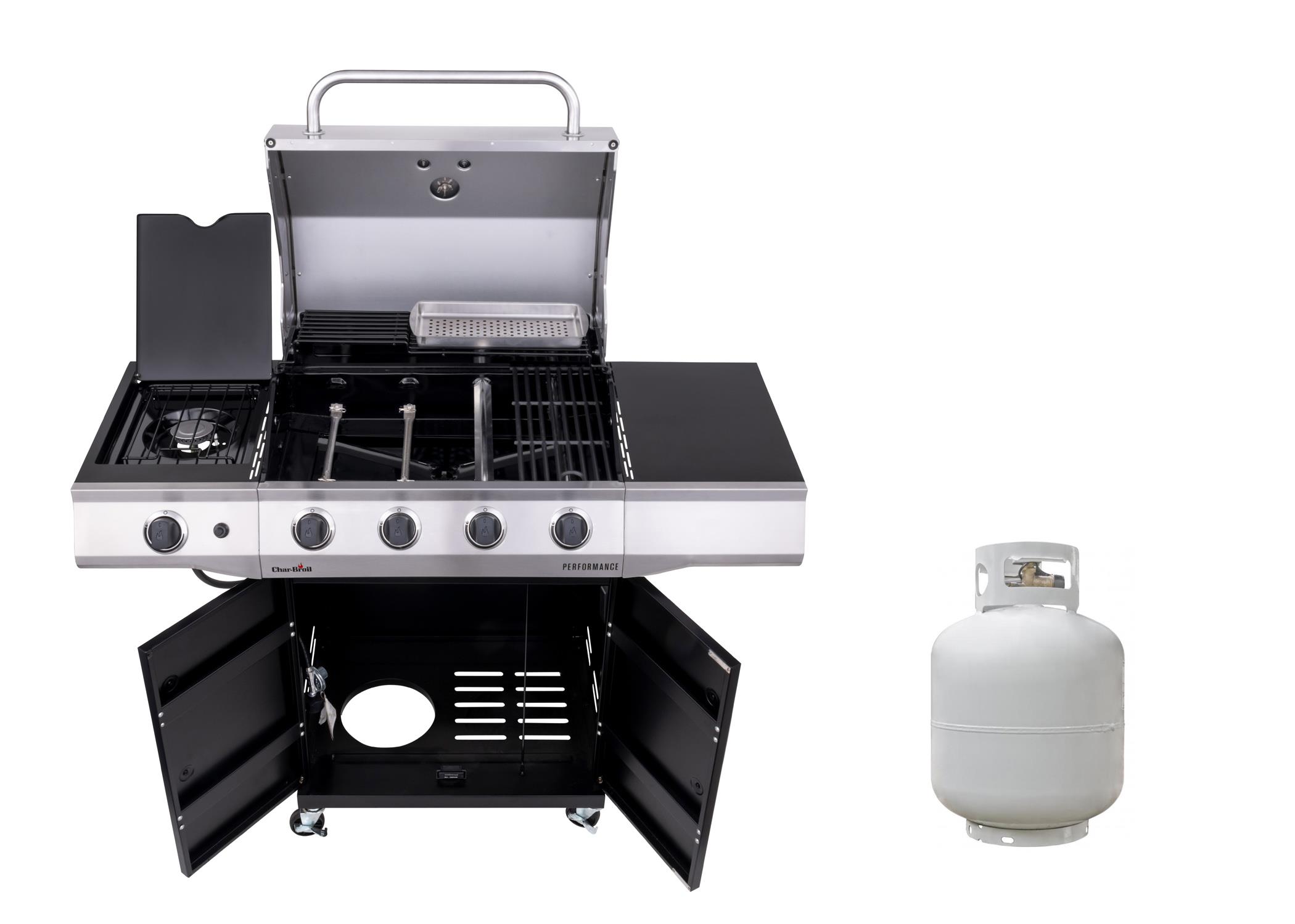 Performance Series 4 Burner Cabinet 435 Grill With Tank