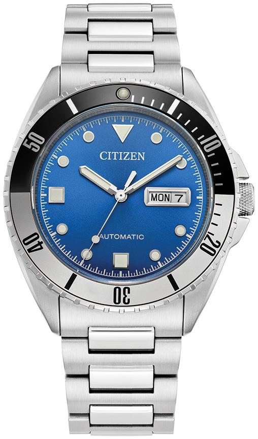 Men's Sport Luxury Automatic Stainless Steel Bracelet Watch, Blue Dial
