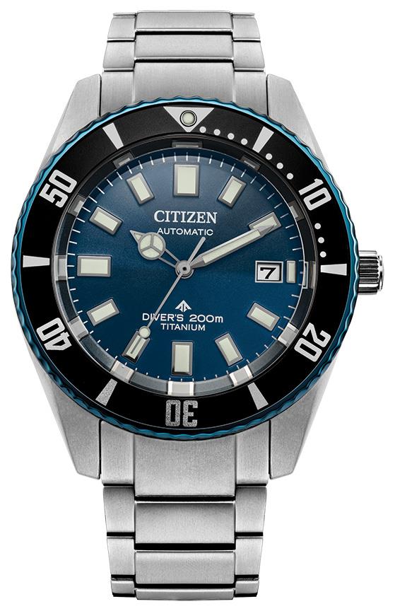 Men's Promaster Dive Automatics Super Titanium With Platinum DLC Coating Bracelet Watch, Blue Dial