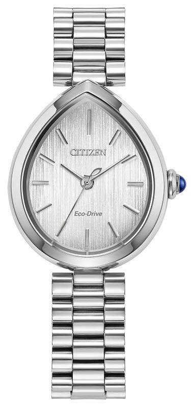 Ladies' Citizen L Rainelle Stainless Steel Bracelet Watch, Silver-Tone Dial