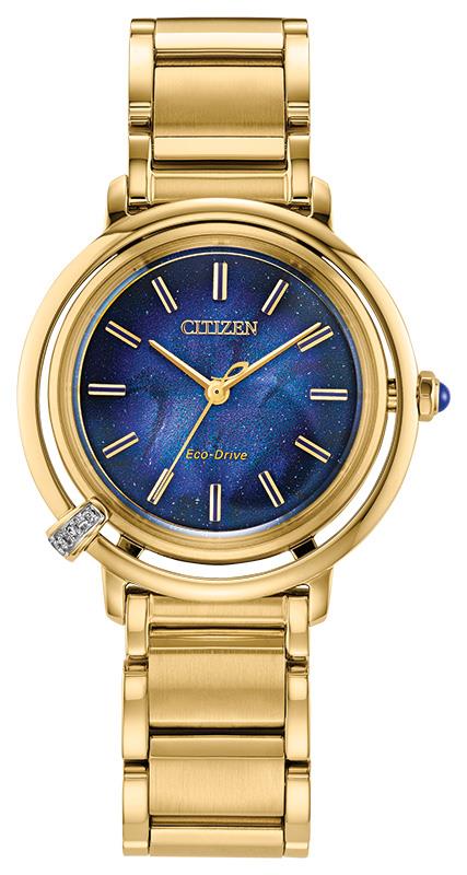 Ladies' Arcly Stainless Steel Bracelet Watch, Blue Dial