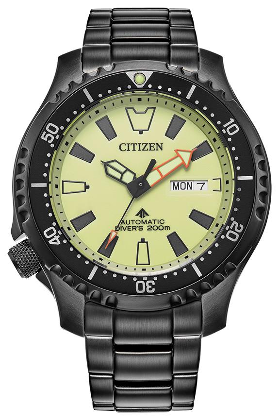 Men's Promaster Dive Automatic Watch, Stainless Steel Bracelet Yellow Dial