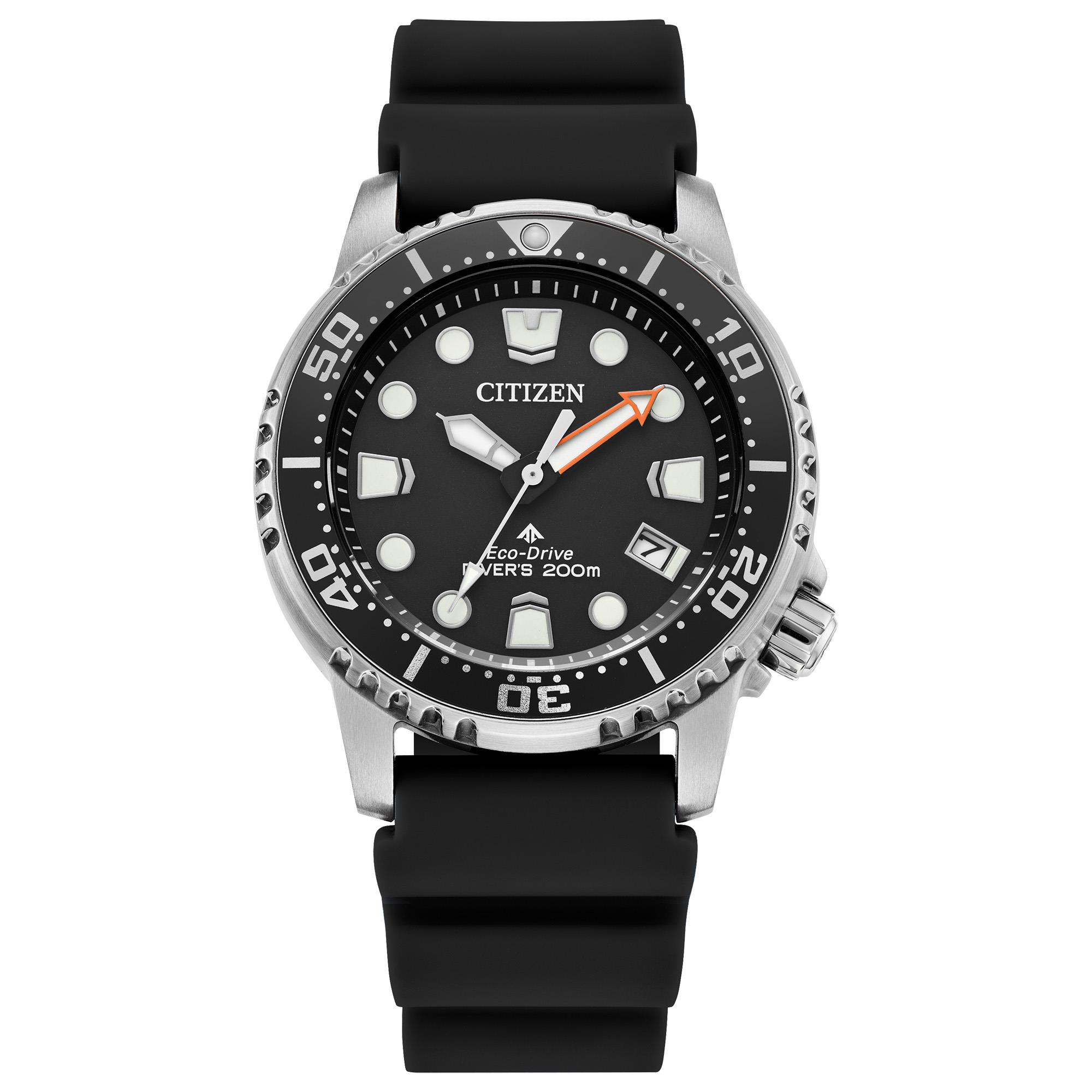 Ladies' Promaster Dive 4 Eco-Drive Polyurethane Strap Watch, Black Dial
