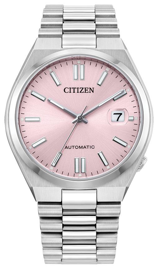 Men's Tsuyosa Automatic Watch, Pink Dial