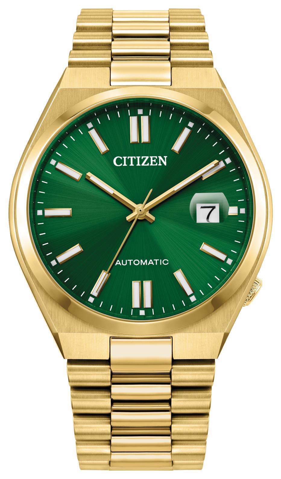 Men's Tsuyosa Automatic Watch, Green Dial