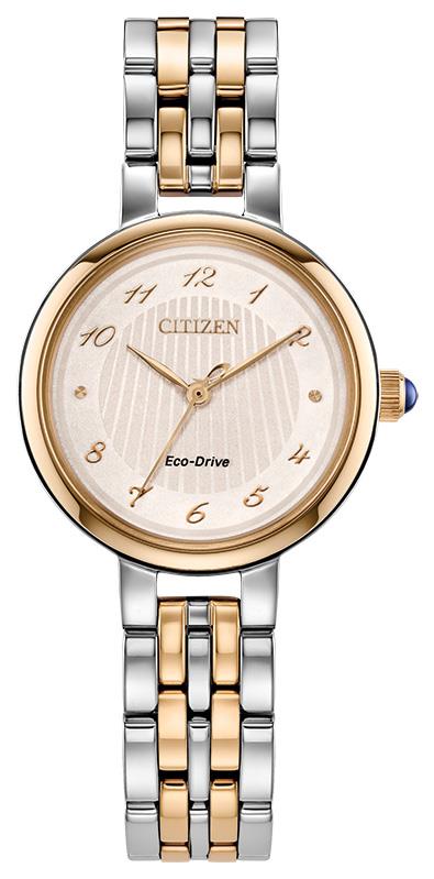 Ladies' Citizen L Stainless Steel Bracelet Watch, White MOP Dial